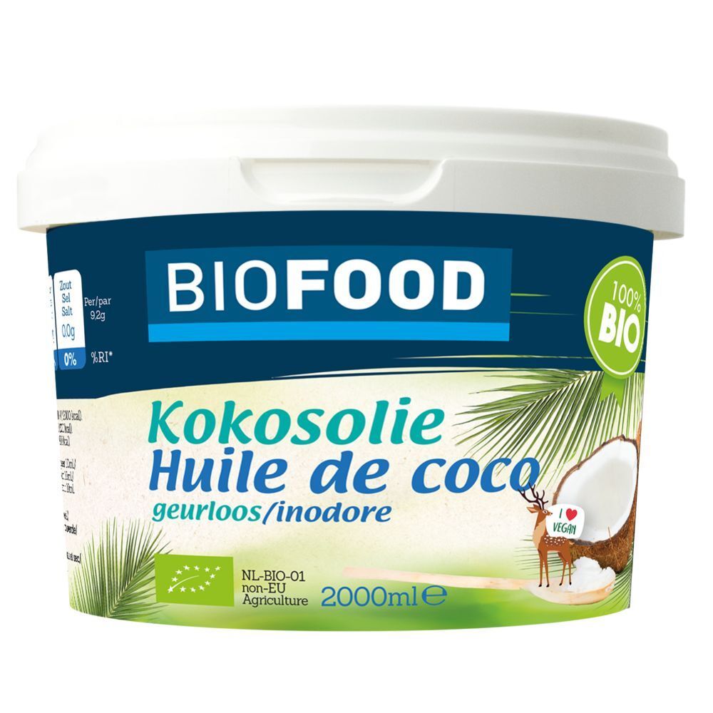 BIOFOOD Huile de noix de coco vierge