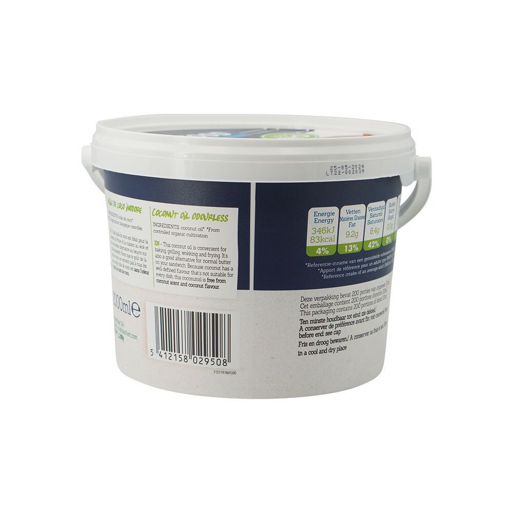 BIOFOOD Huile de noix de coco vierge
