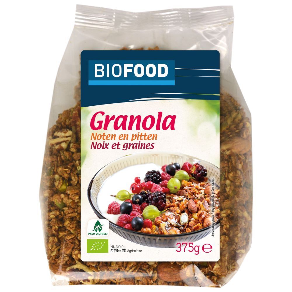BIOFOOD Granola Noix & graines BIO