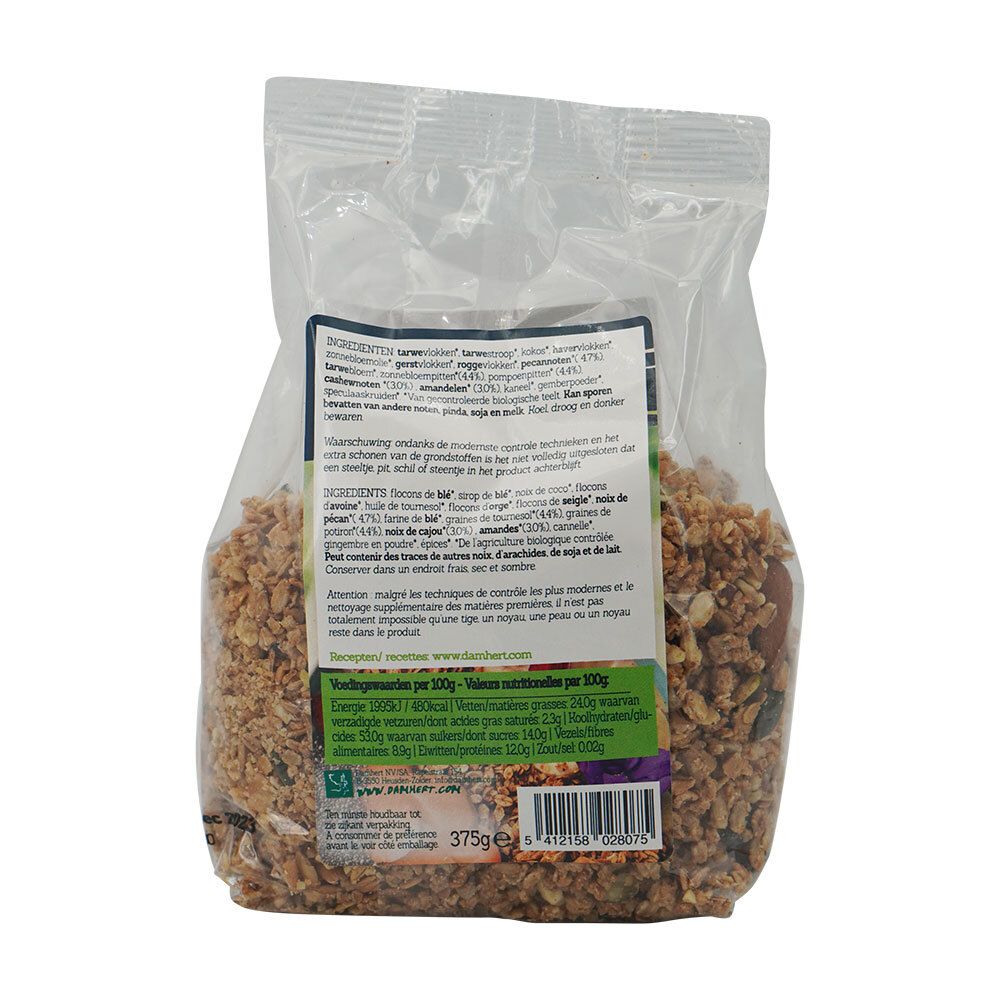 BIOFOOD Granola Noix & graines BIO