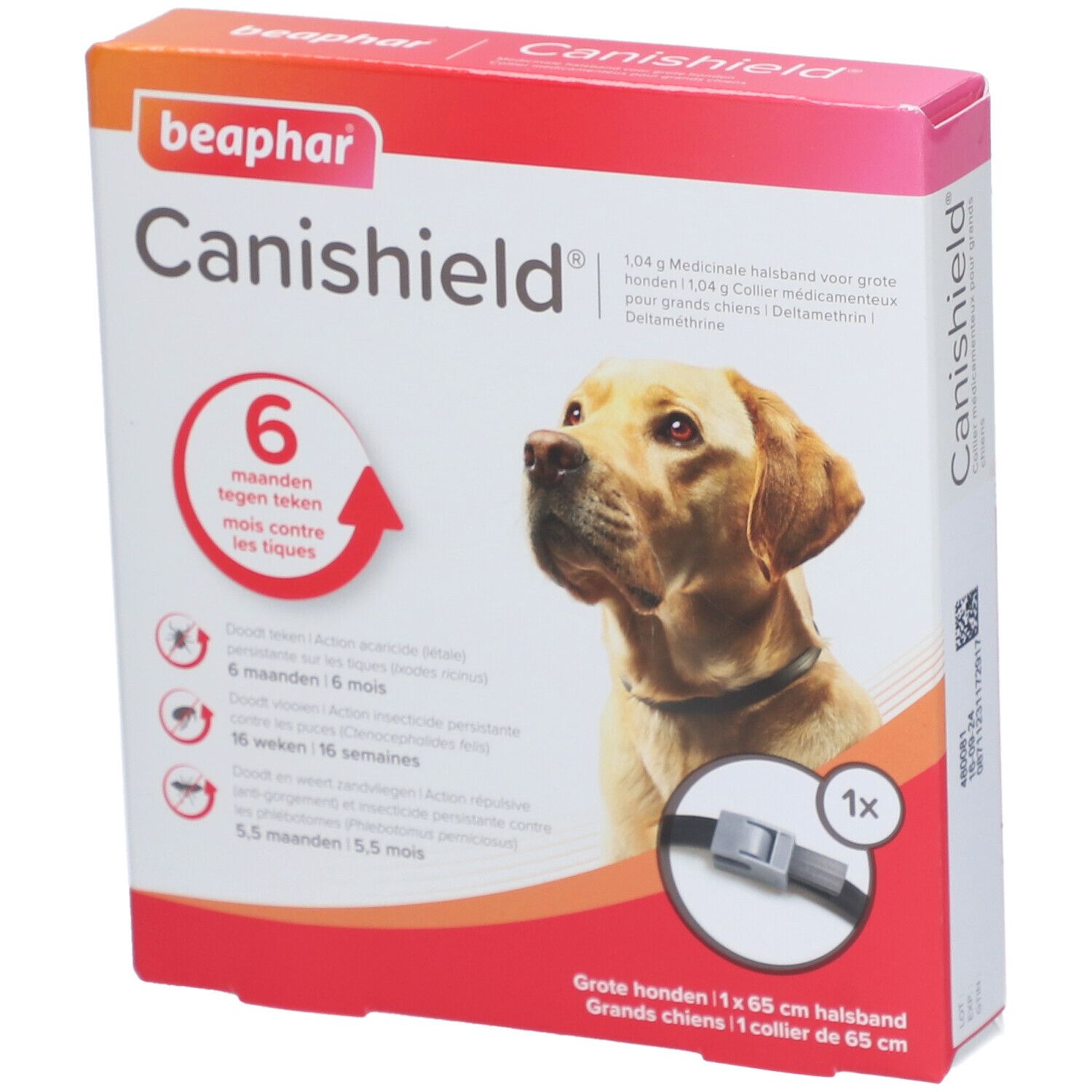 Beaphar Canishield Collier 1,04 g Grand Chien 65 cm