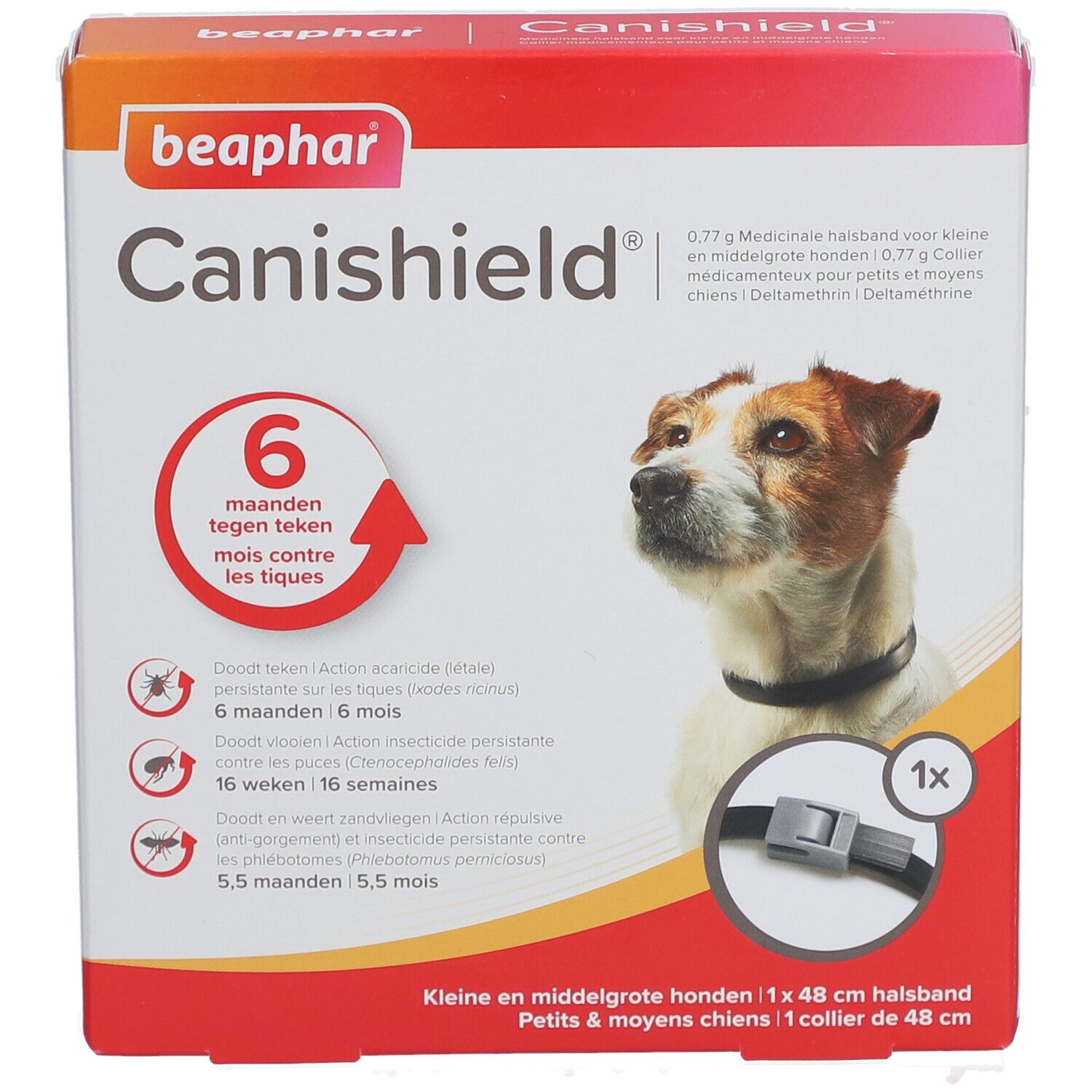 BEAPHAR Canishield Collier Médicamenteux