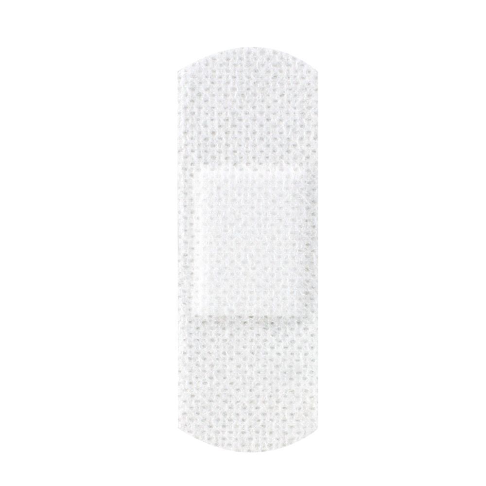 Pansement Nexcare Soft Touch Universal. Pansement blanc unique, rectangulaire, coins arrondis.