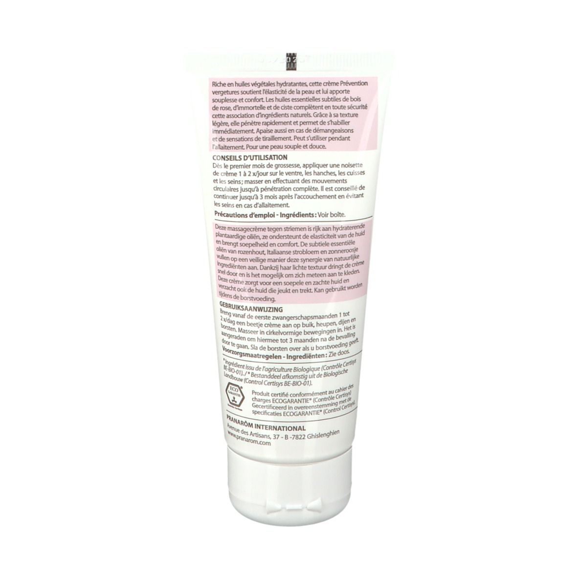 Pranarôm PranaBB Crème - Massage - Vergetures Bio