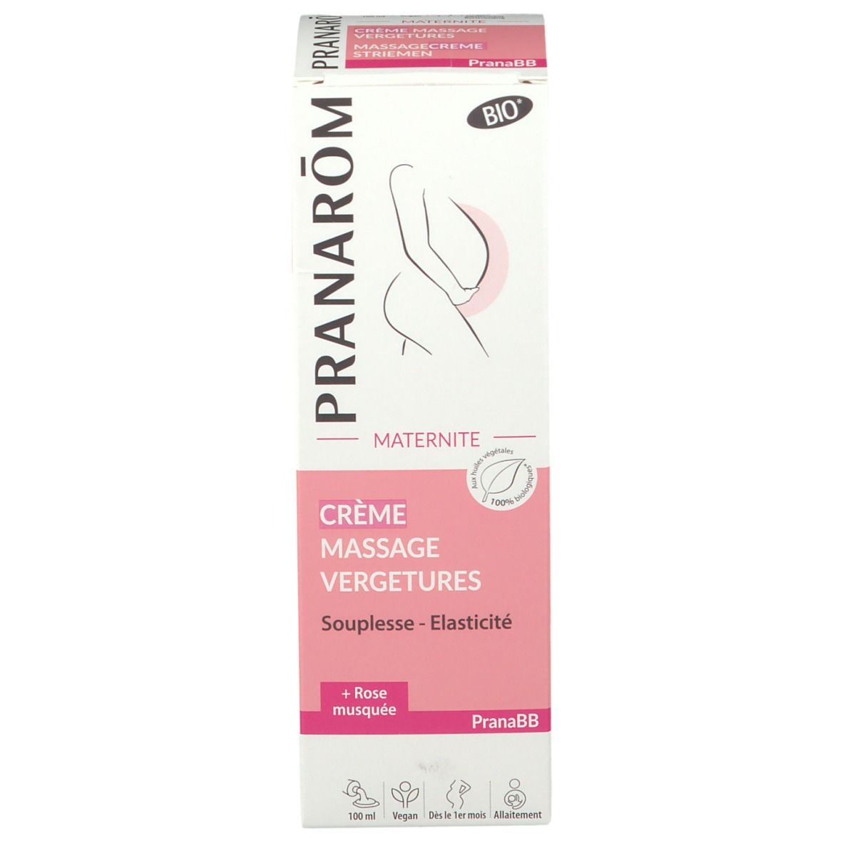 Pranarôm PranaBB Crème - Massage - Vergetures Bio