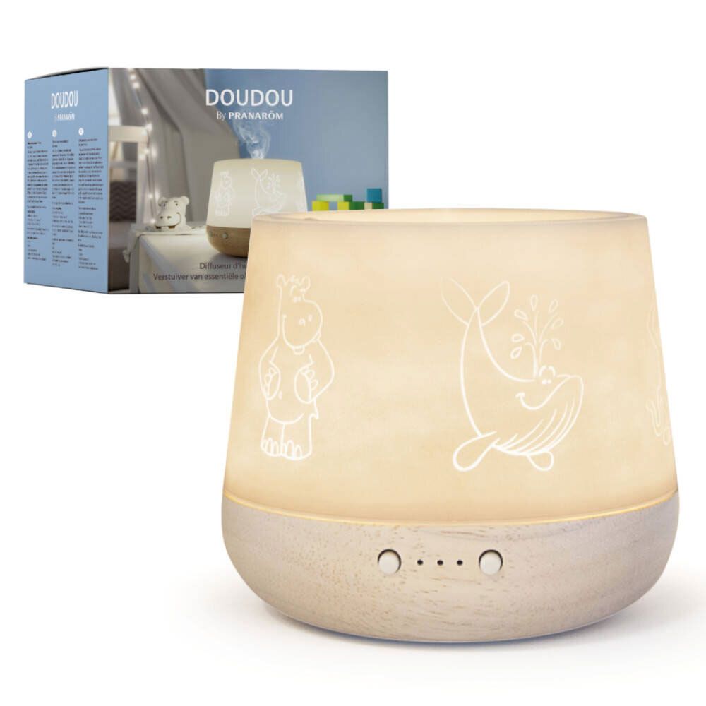 Pranarôm PranaBB Doudou Diffuseur & Veilleuse - Bois d’hévéa