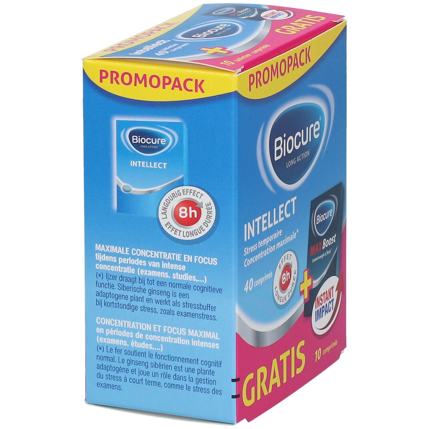 Biocure® Long Action Intellect Concentration + Biocure® MAX Boost Instant Energy & Focus