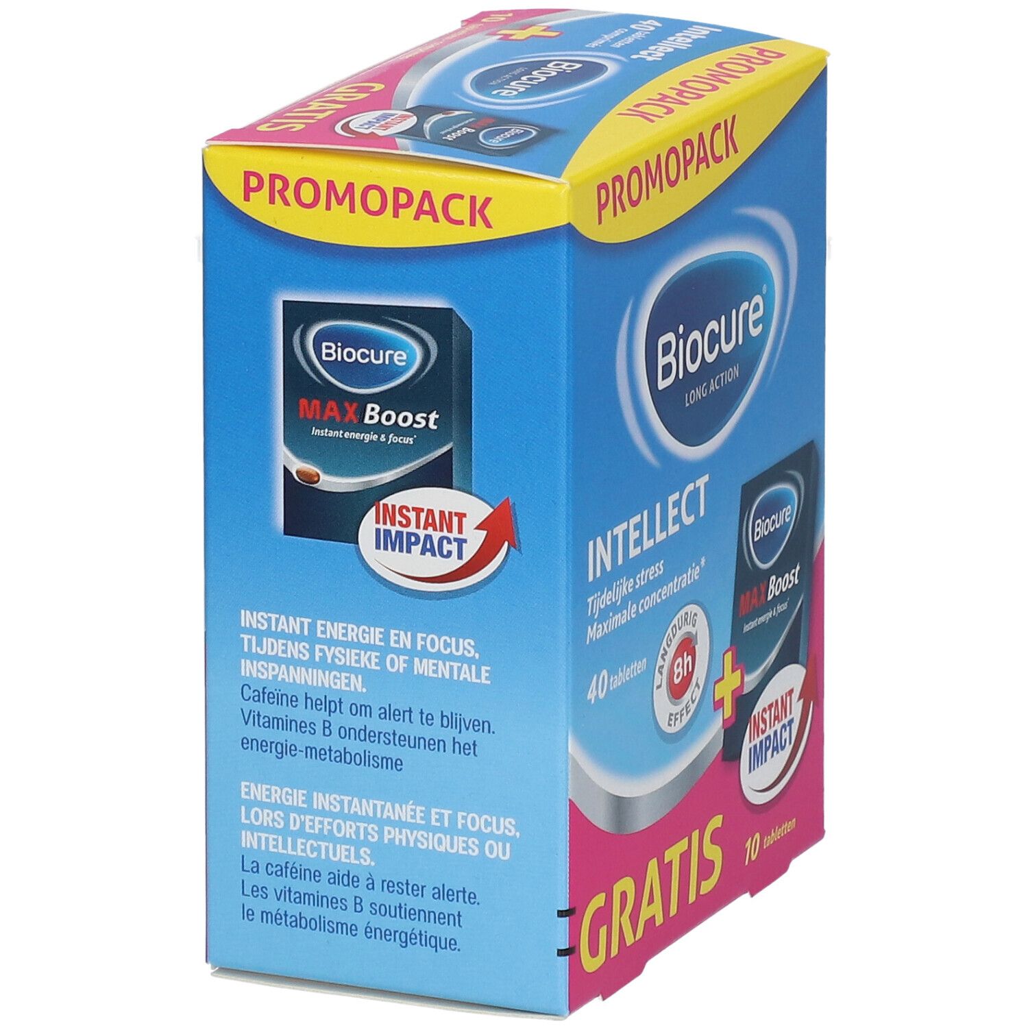 Biocure® Long Action Intellect Concentration + Biocure® MAX Boost Instant Energy & Focus