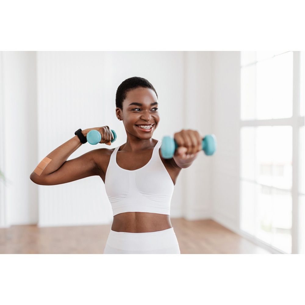 Nexcare flexible foam active. 10 pansements. Résistant à l'eau, longue durée. 10 x 6 cm. Emballage.