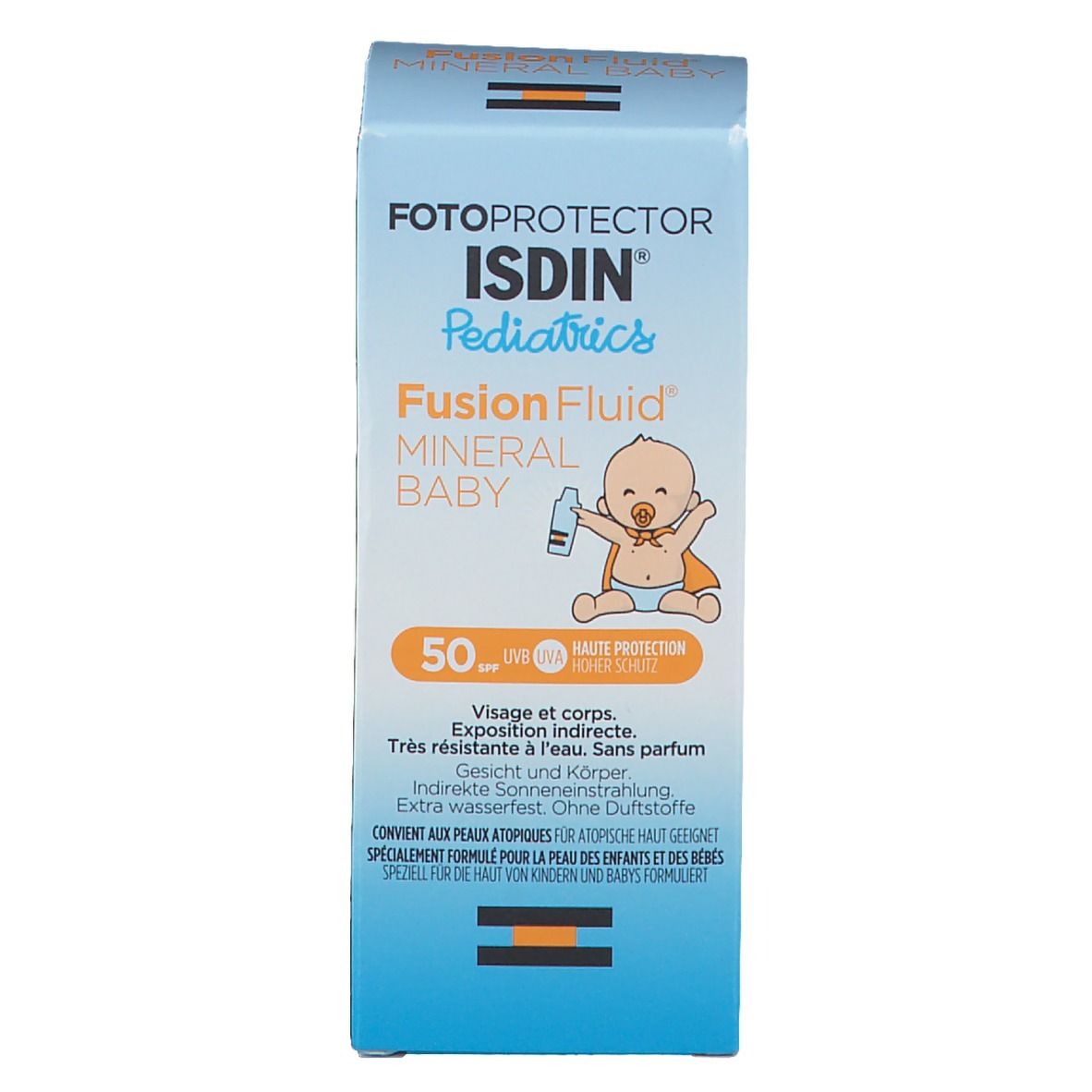 ISDIN® Fotoprotector Pediatrics Fusion Fluid® Mineral Baby SPF50+