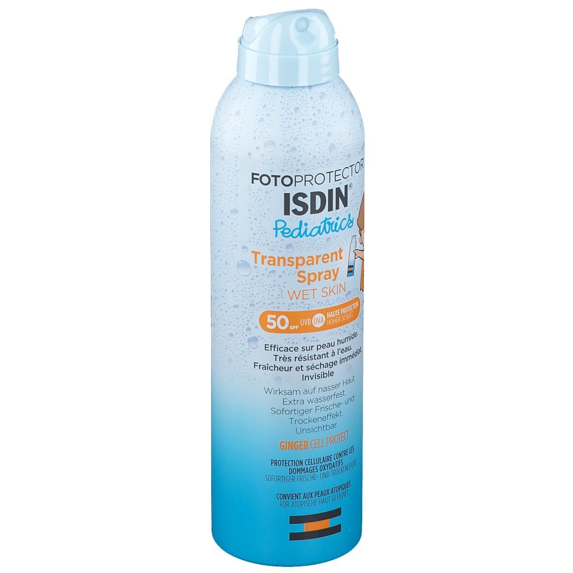 ISDIN® Fotoprotector Pediatrics Transparent Spray Wet Skin SPF50+