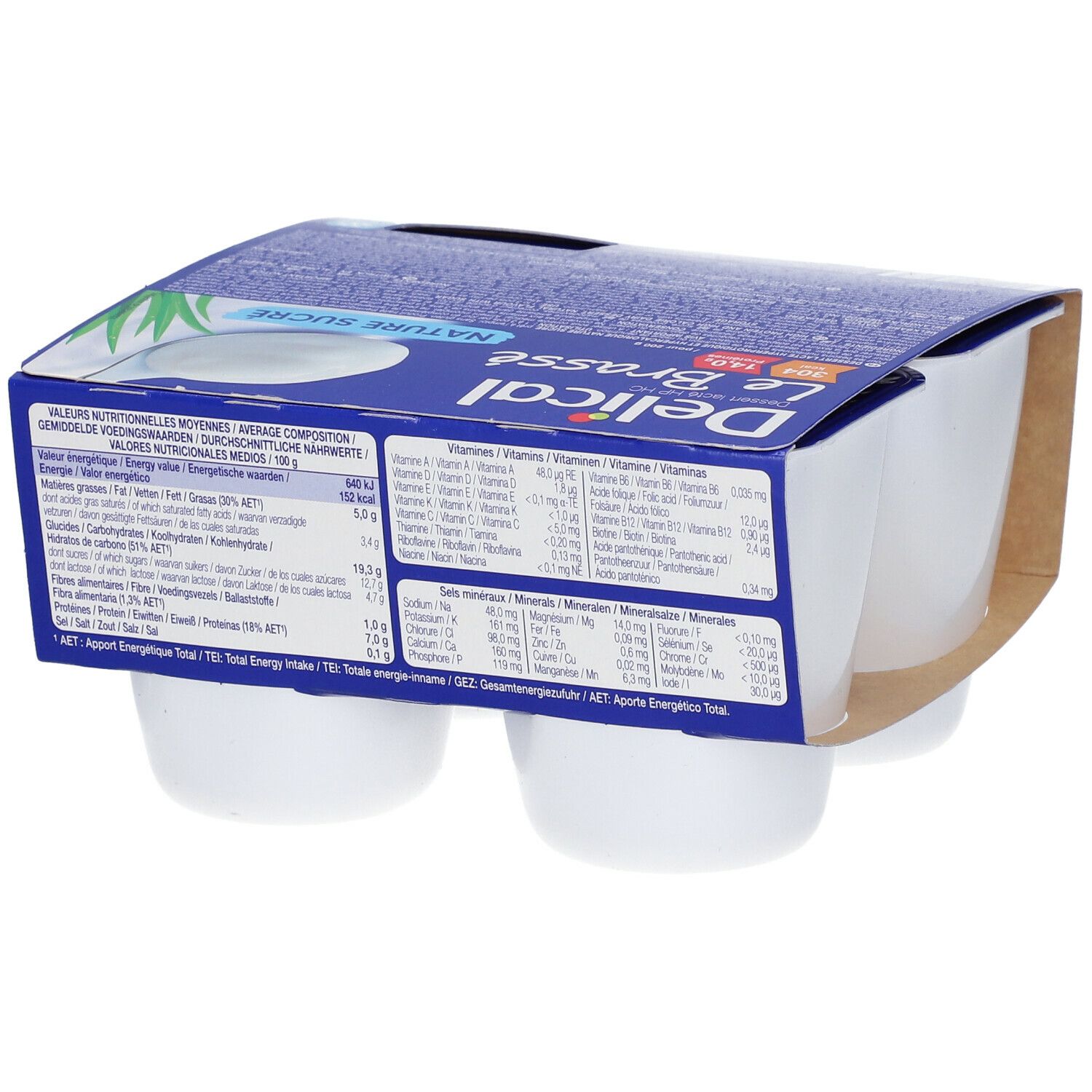 Delical Le Brassé Nature sucré