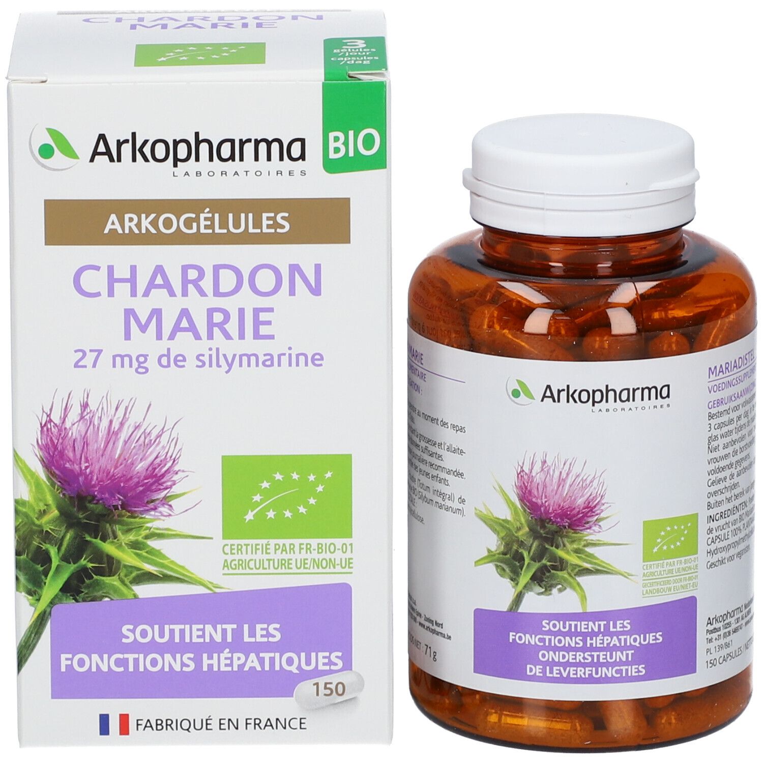 Arkopharma Arkogélules® Chardon Marie Bio