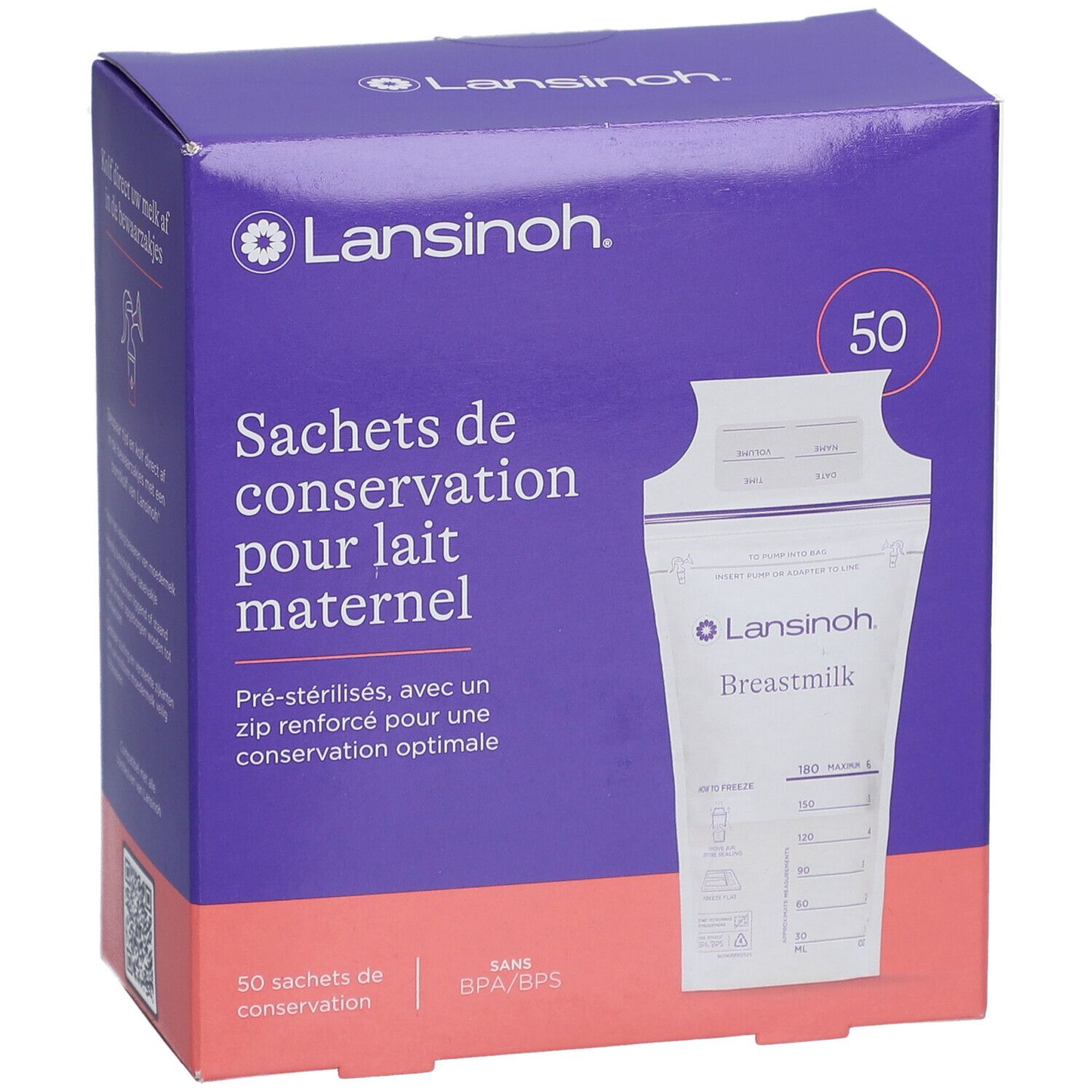 Lansinoh® Sachets de conservation du lait maternel