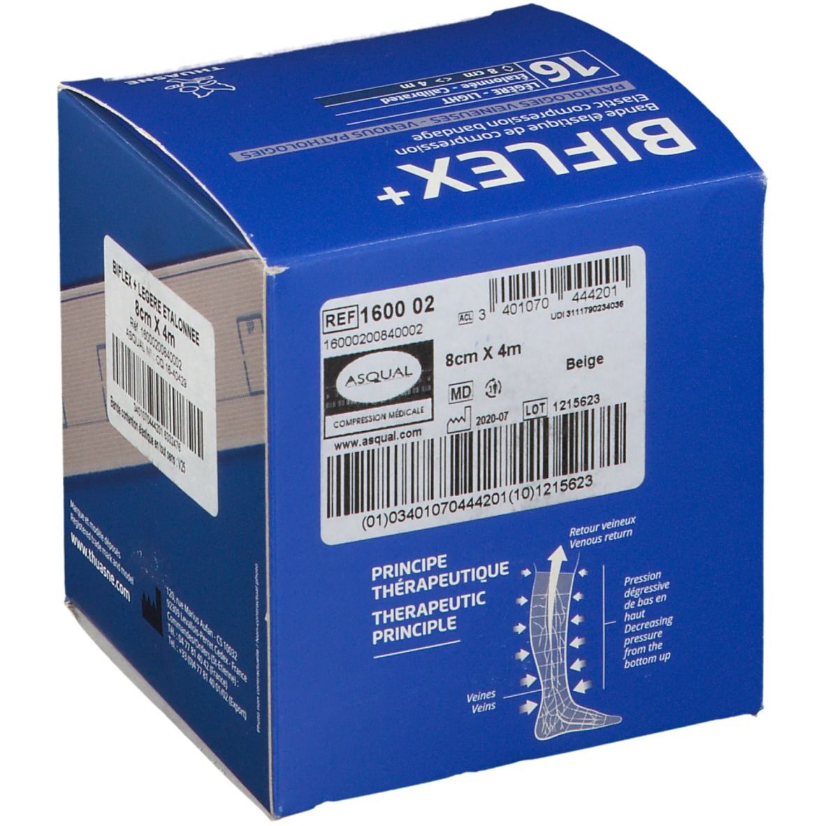 Thuasne Nr 16+ Biflex Licht Beige 8cm x 4m