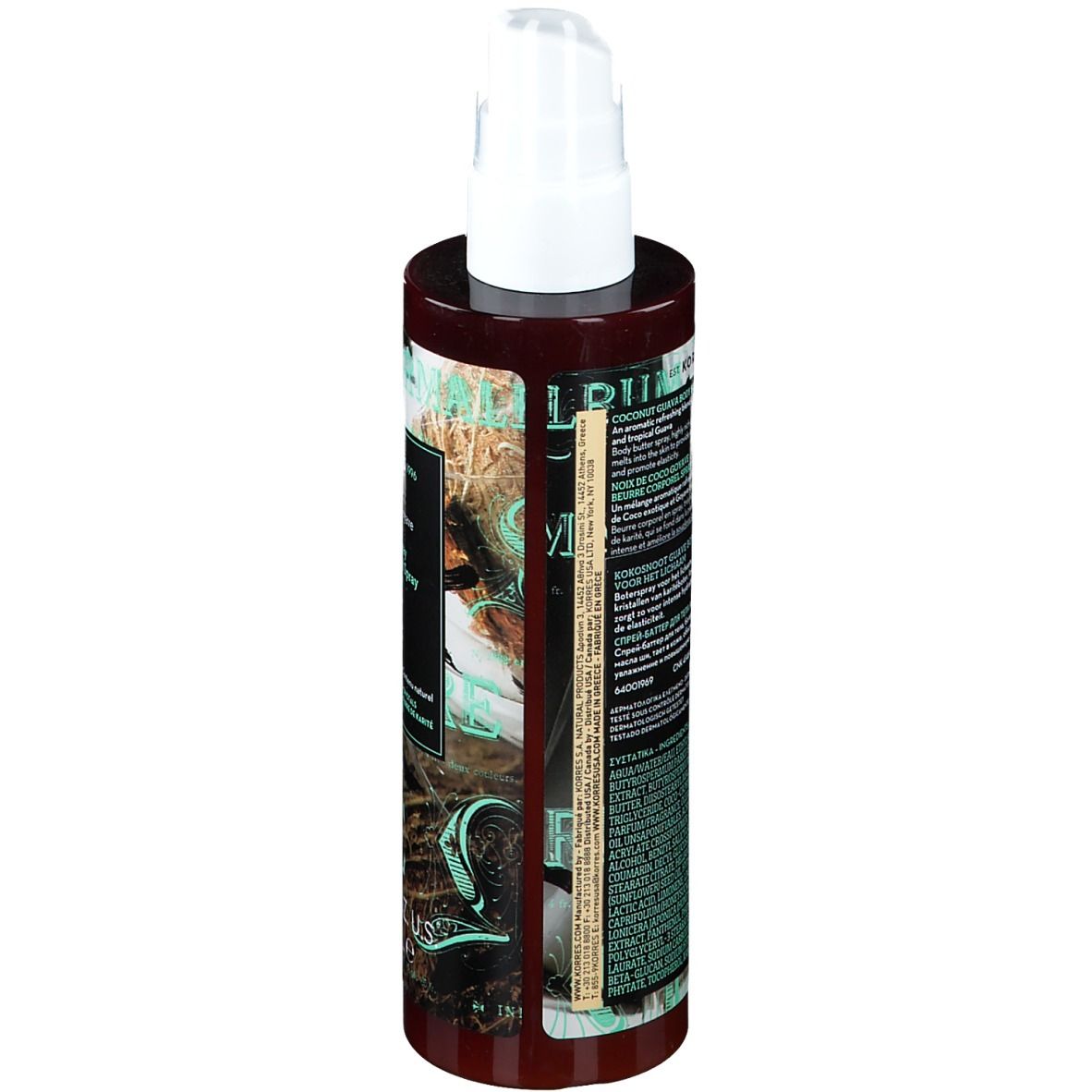 KORRES Beurre Corporel Spray Noix de Coco Goyave