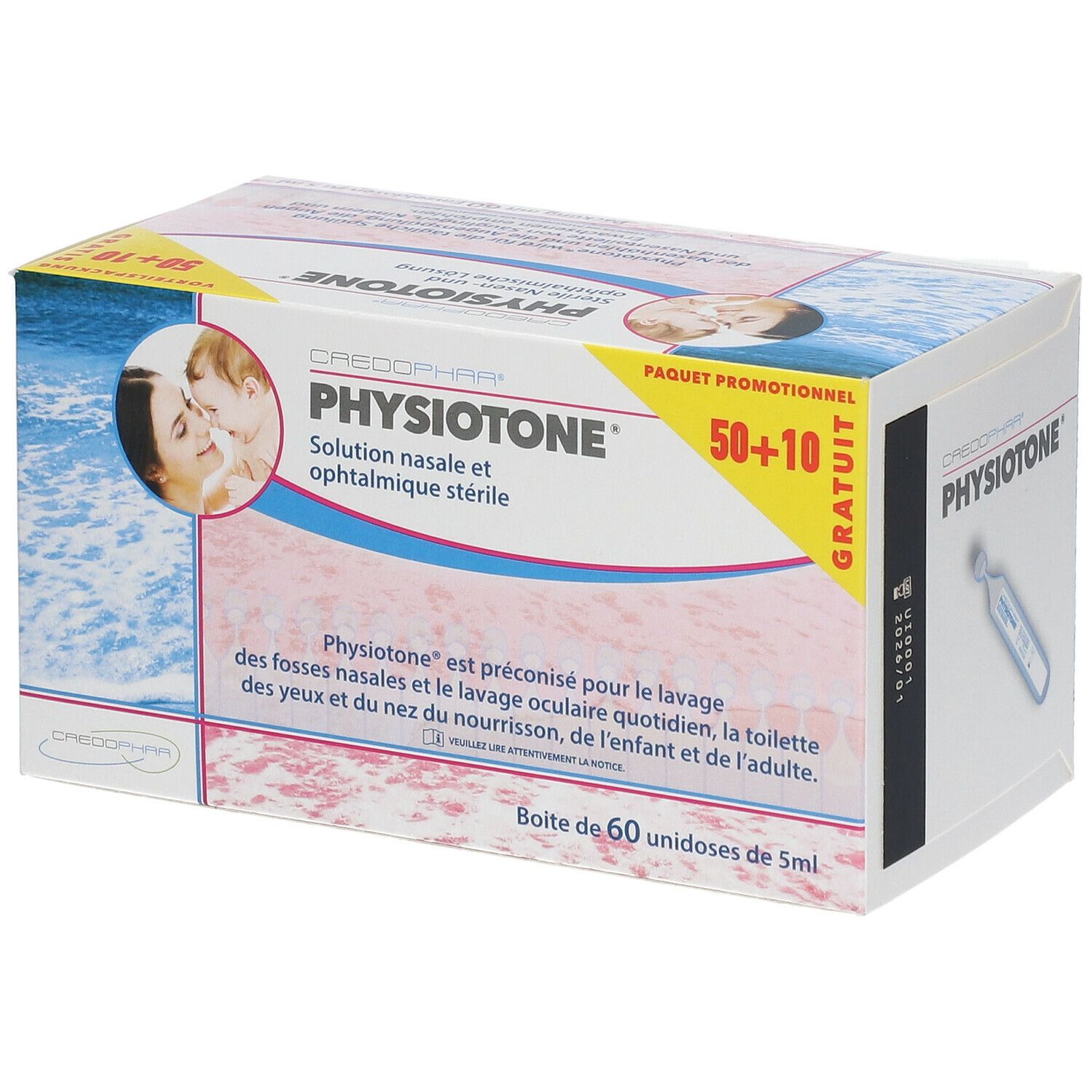 CREDOPHAR Physiotone® Solution nasale et ophtalimique stérile