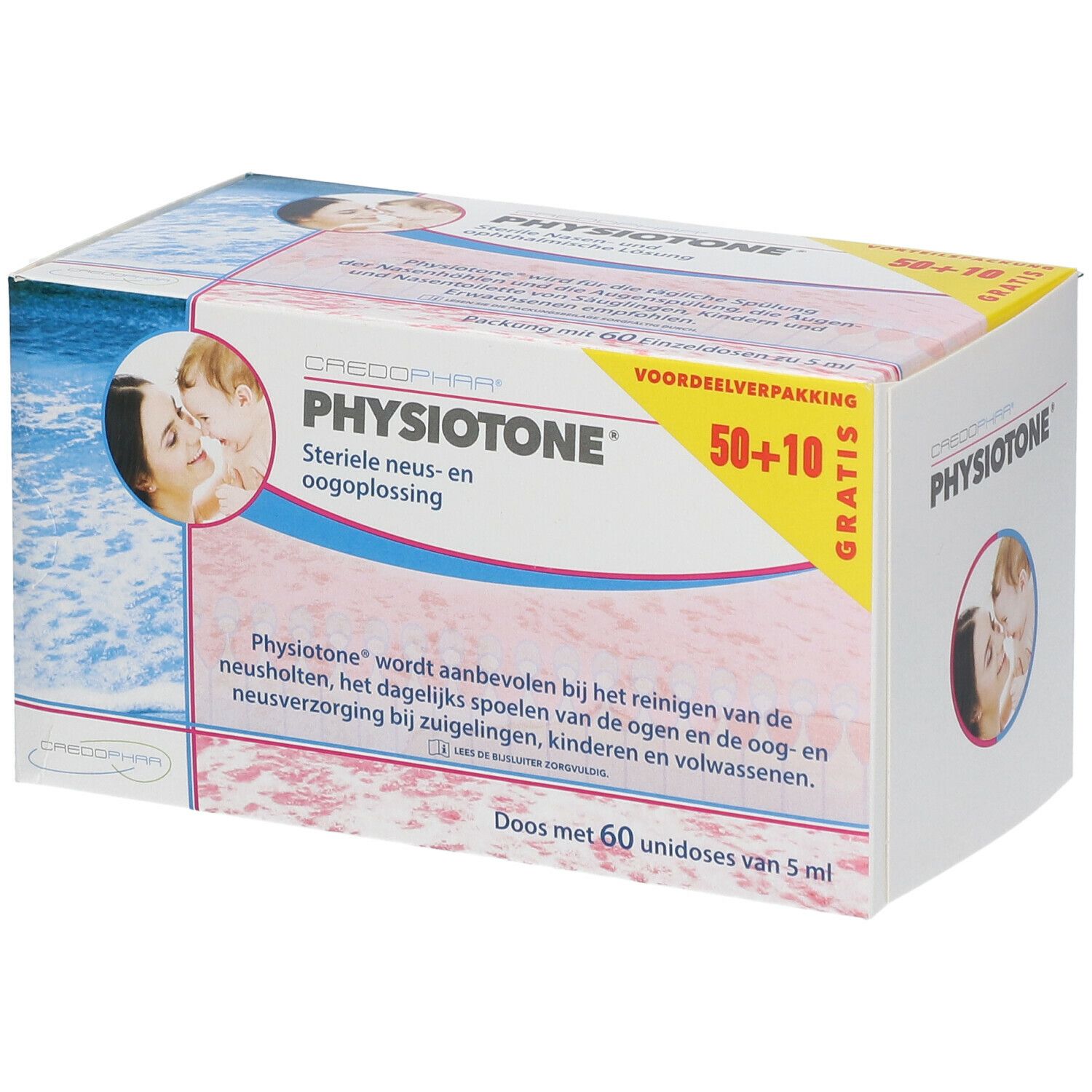 CREDOPHAR Physiotone® Solution nasale et ophtalimique stérile