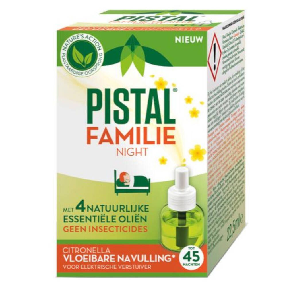 PISTAL® Famille Citronnelle Nuit - Recharge Liquide