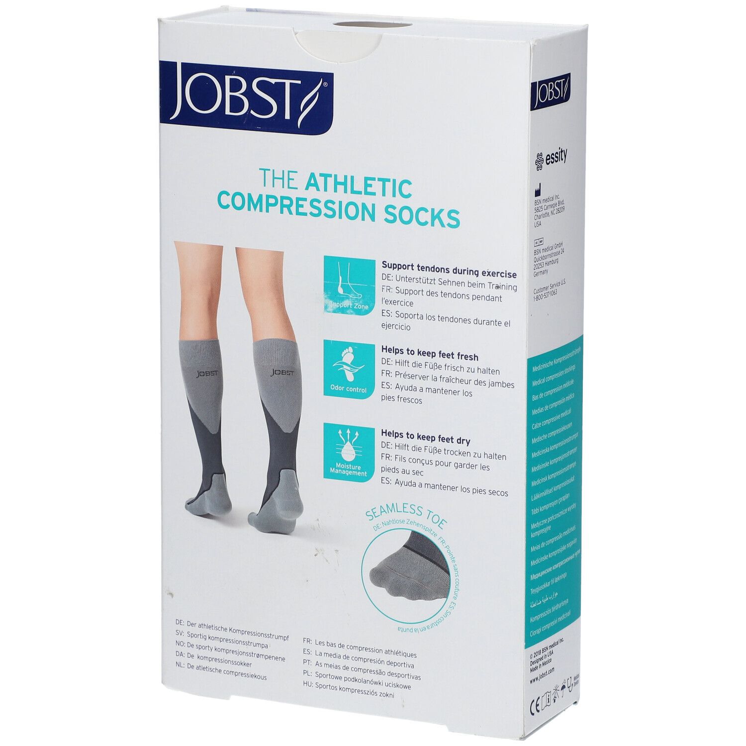 Jobst Sport Bas de Compression 15-20 Noir S