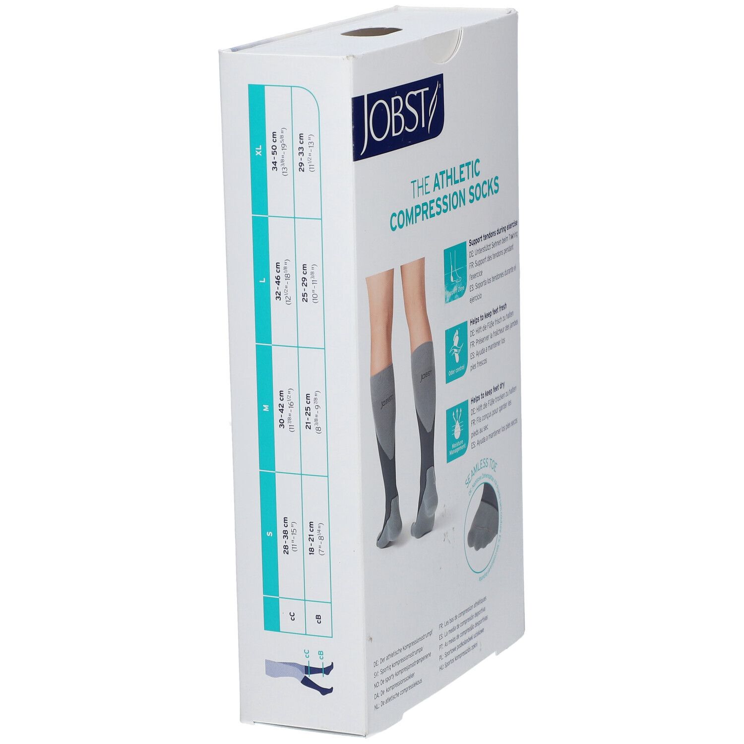 Jobst Sport Bas de Compression 15-20 Noir S