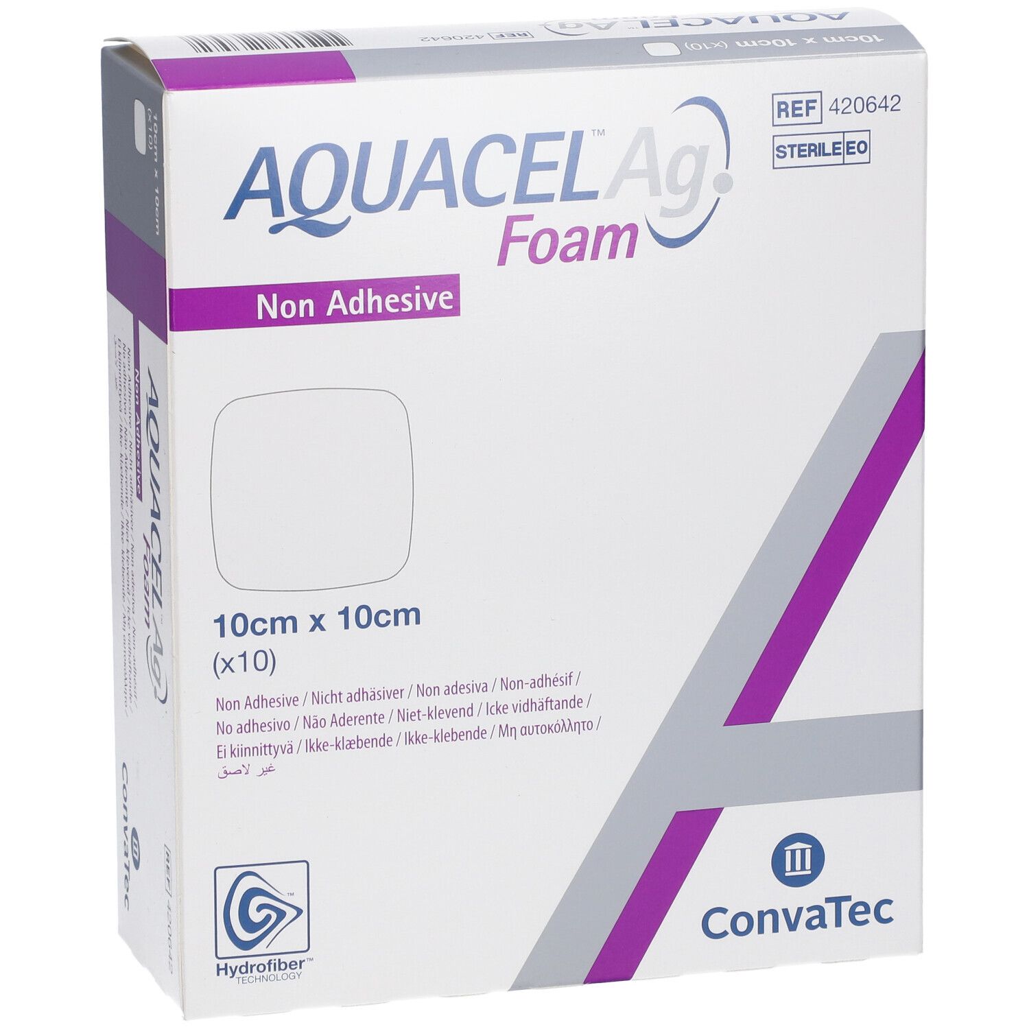 Pansement Aquacel Mousse 15x15 Cm – Non Adhésif, Absorbant, Barrière Bactéries, Pour Plaies Exsudatives