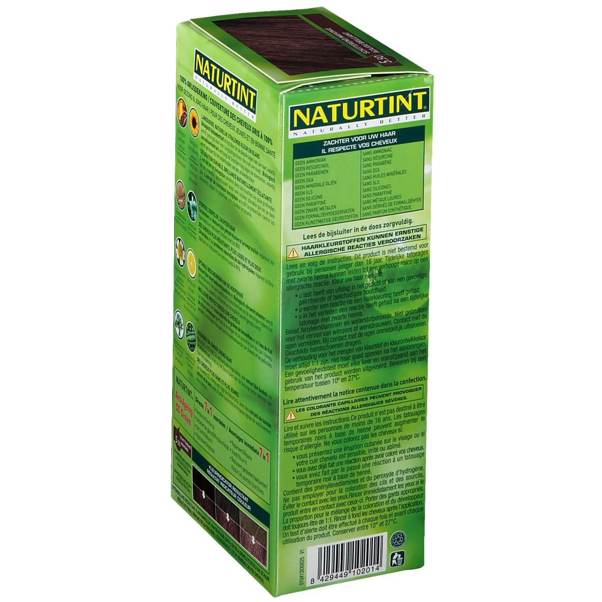 NATURTINT® Coloration Permanente 5.50 Acajou scintillant