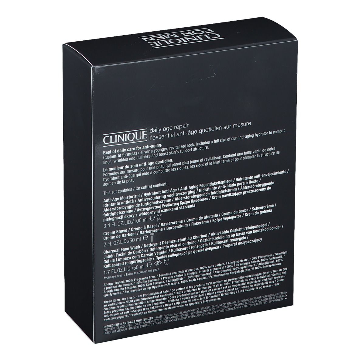 CLINIQUE For Men™ Coffret L'essentiel Anti-âge quotidien sur mesure