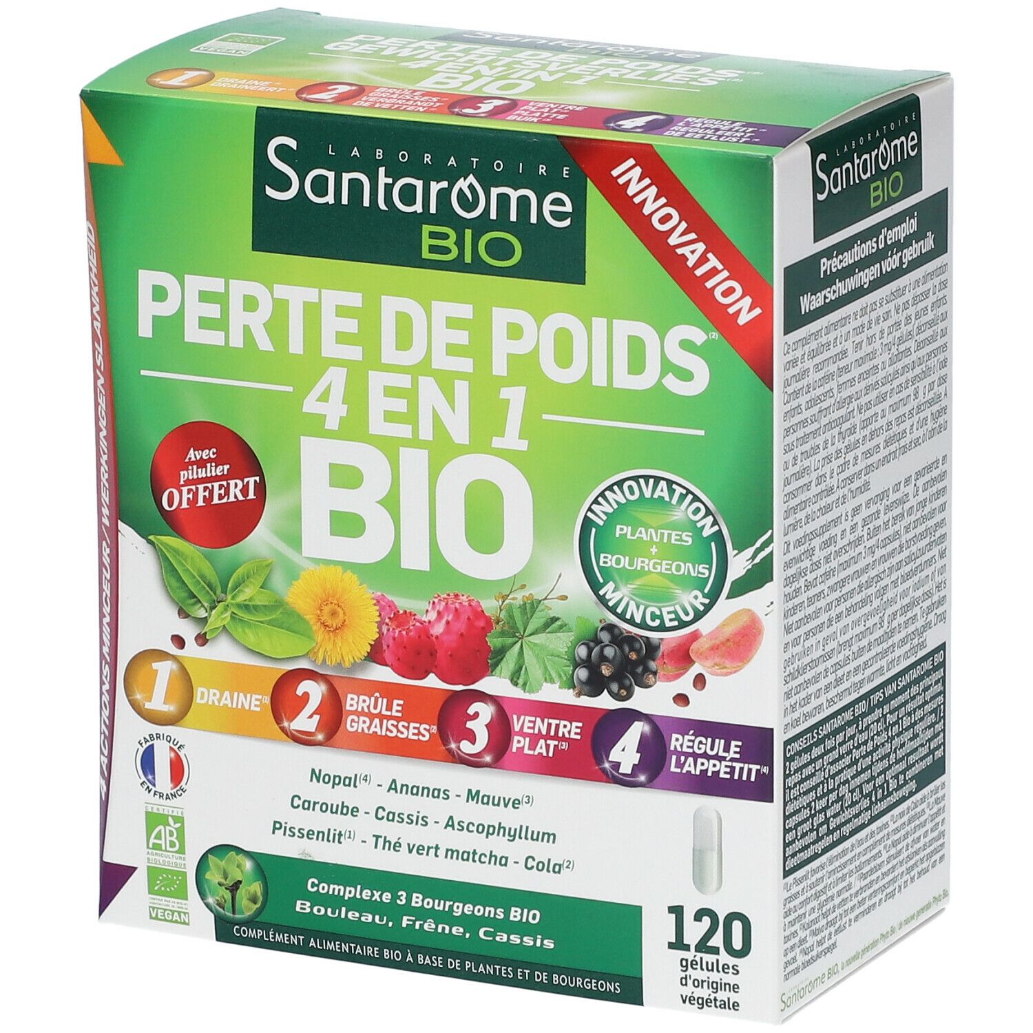 Santarome BIO Perte de Poids 4 en 1 Bio