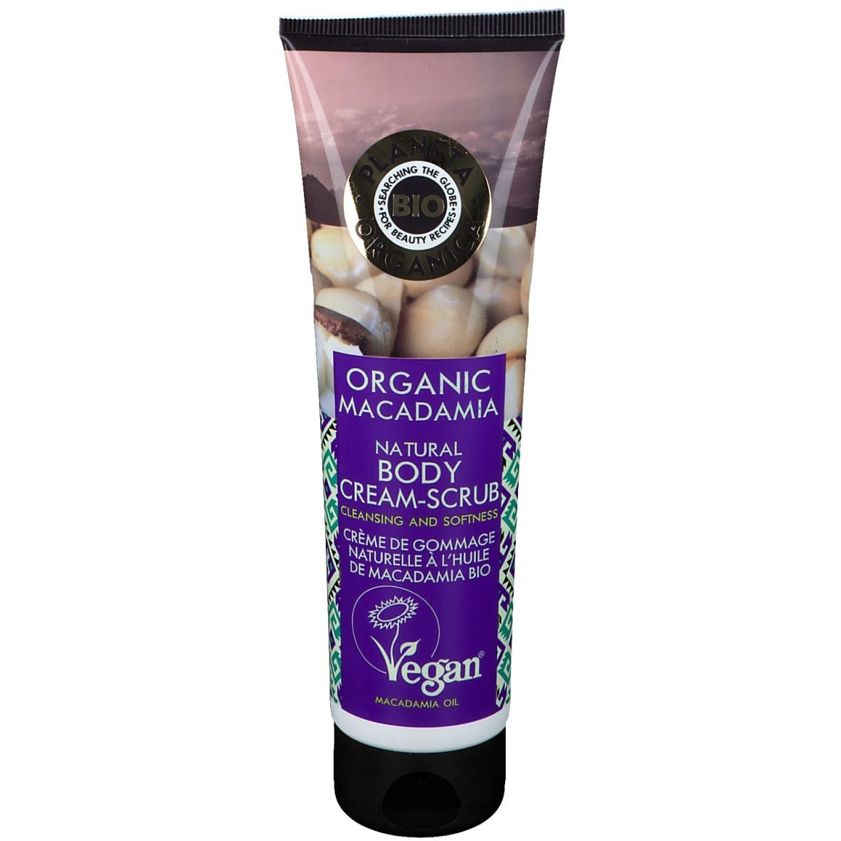 PLANETA ORGANICA Crème gommante naturelle Macadamia pour le corps