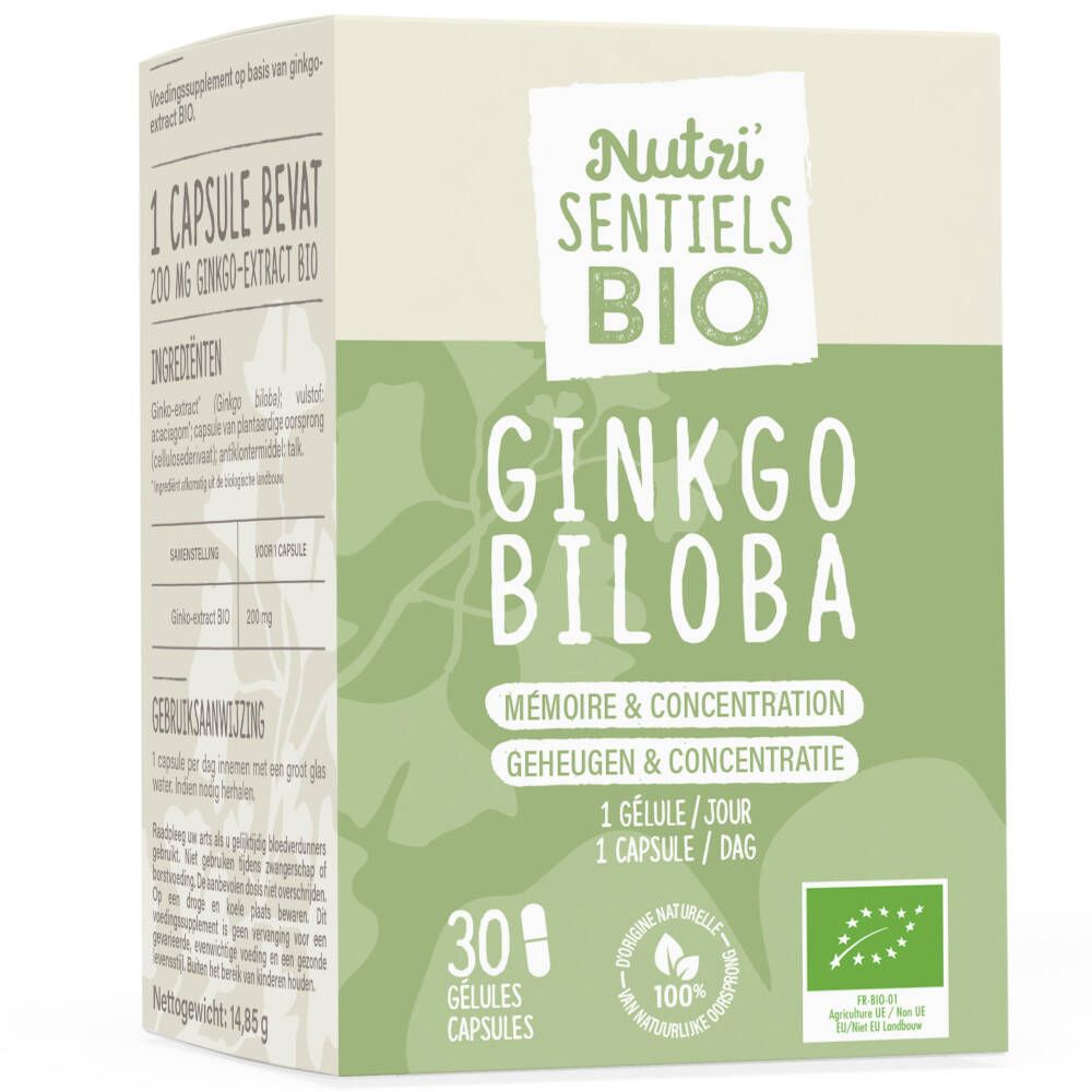 Nutrisanté Nutrisentiels BIO GINKGO BILOBA