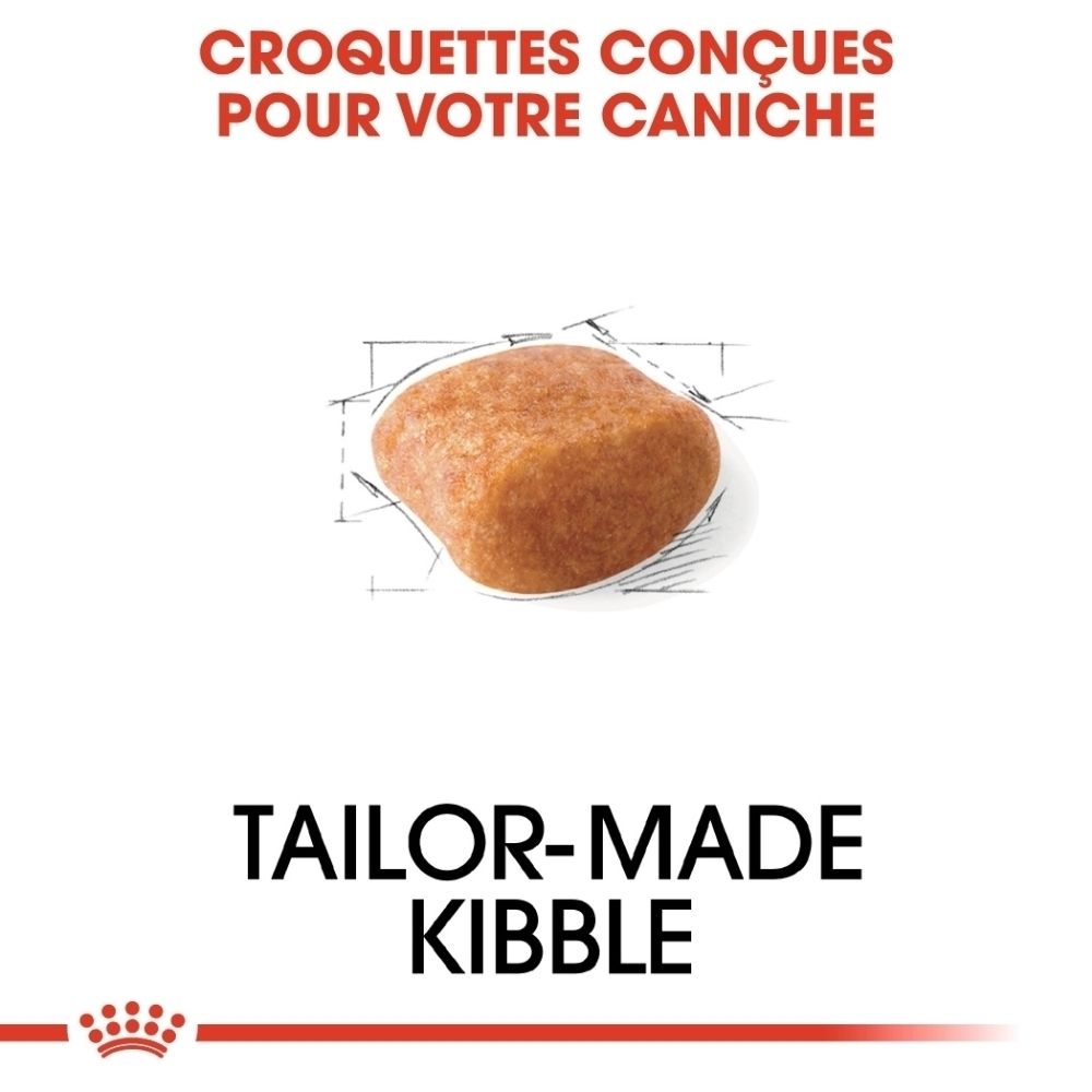 Sac Royal Canin pour Poodles: Nutrition de race, croquettes sur mesure et santé du pelage.