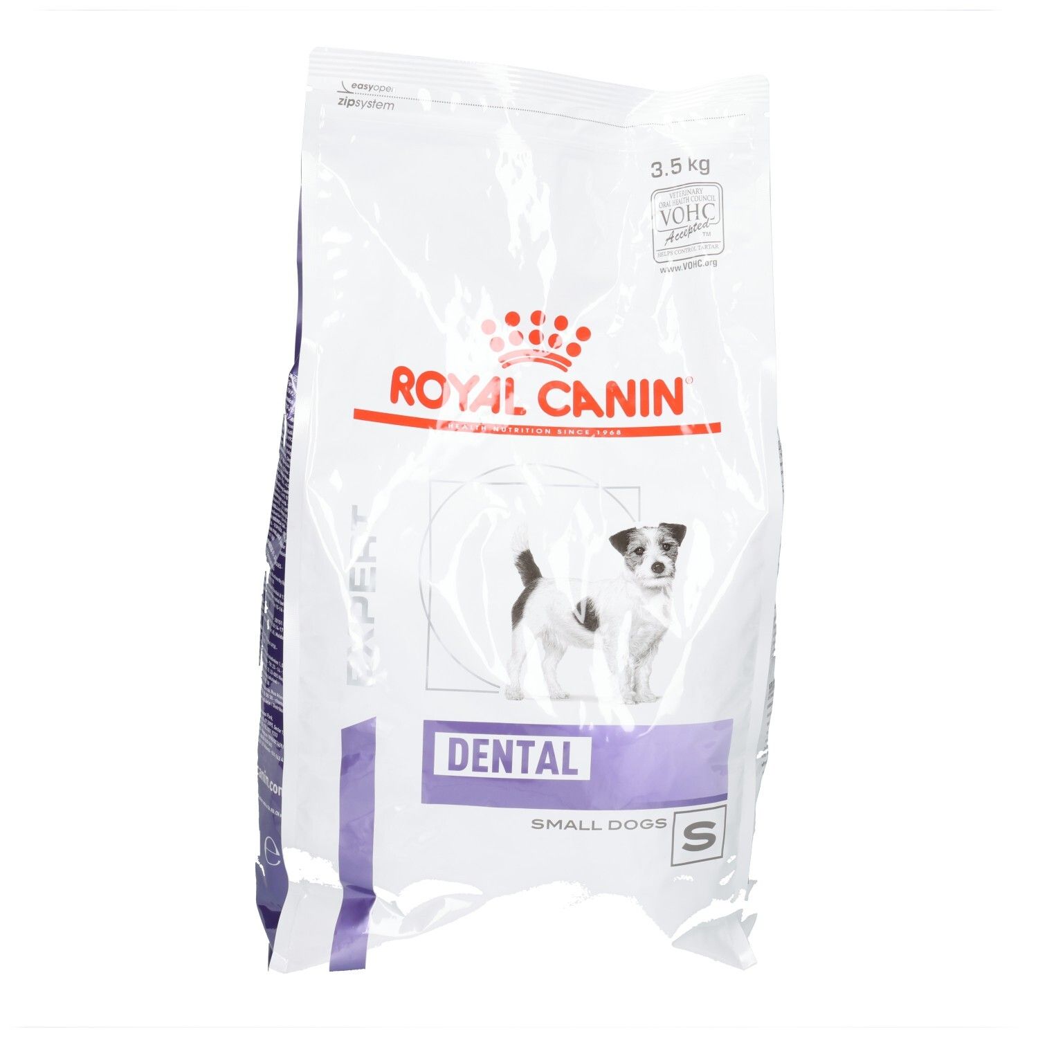 Sacs de nourriture Royal Canin VET-D Dental pour chiens, 3,5 kg. Certifié VOHC.