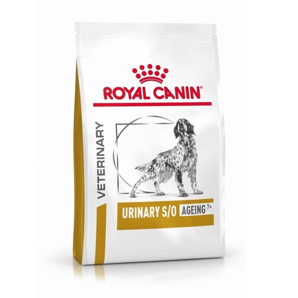 Sac de 3,5 kg de nourriture Royal Canin VET-Diet Urinary S/O Ageing pour chien.