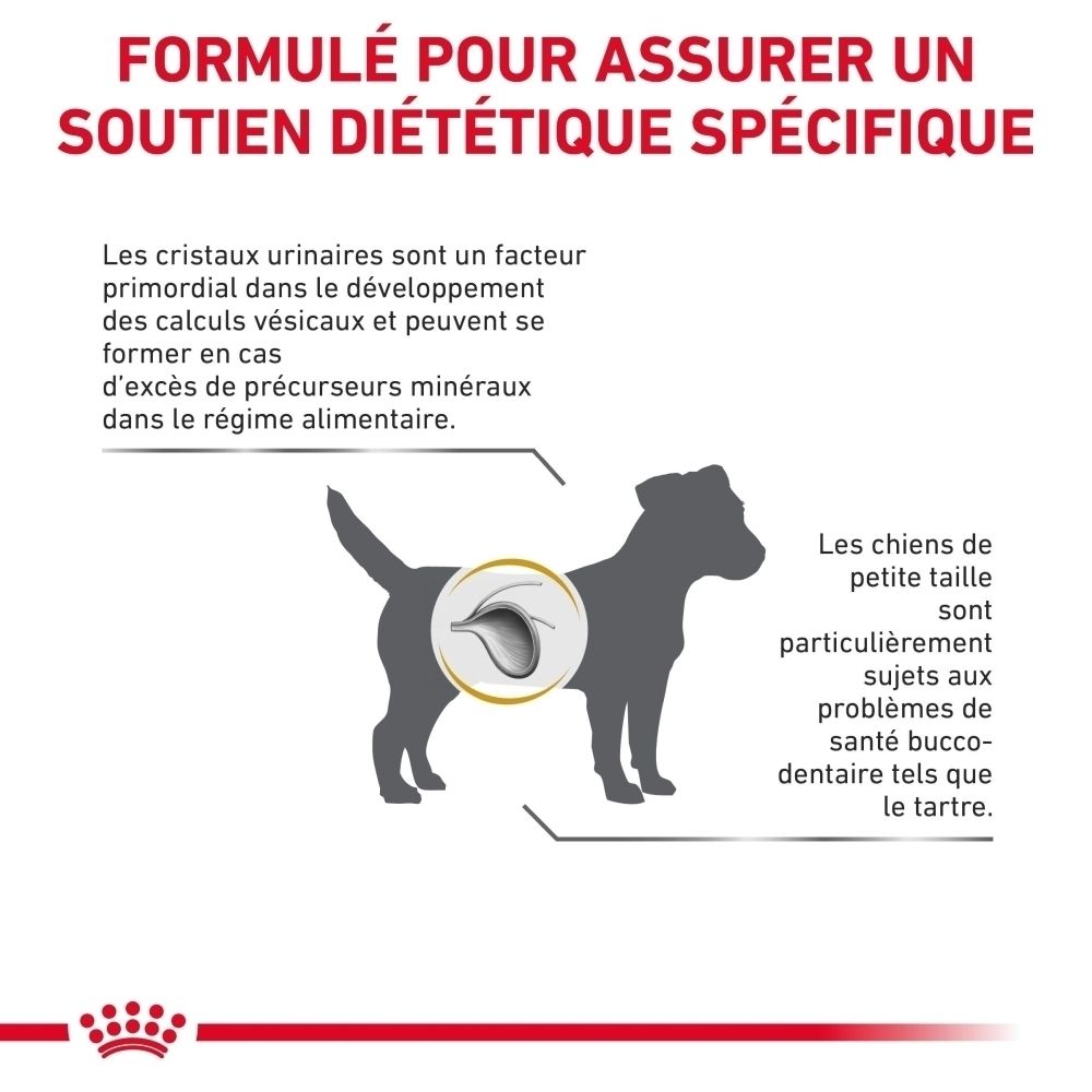 Royal Canin : Alimentation diététique spécialement formulée pour chiens.