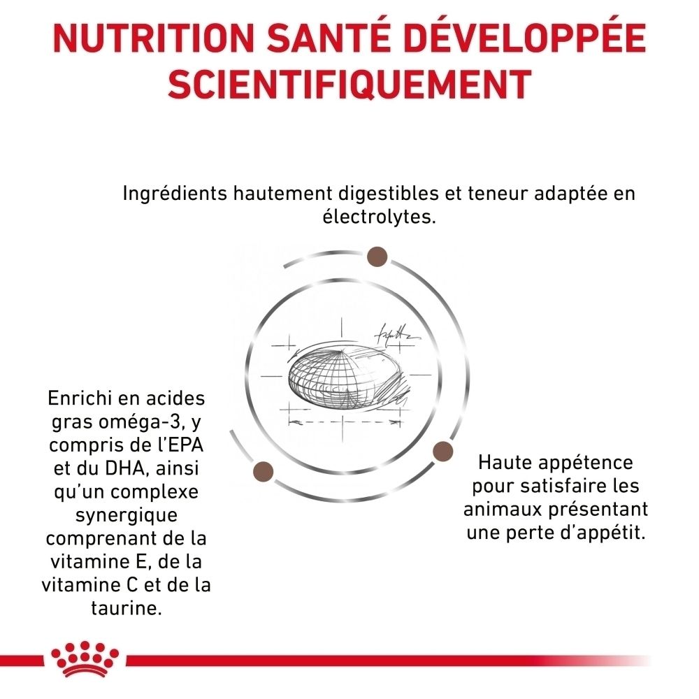 Sac de nourriture Royal Canin Gastrointestinal Moderate Calorie pour chat.