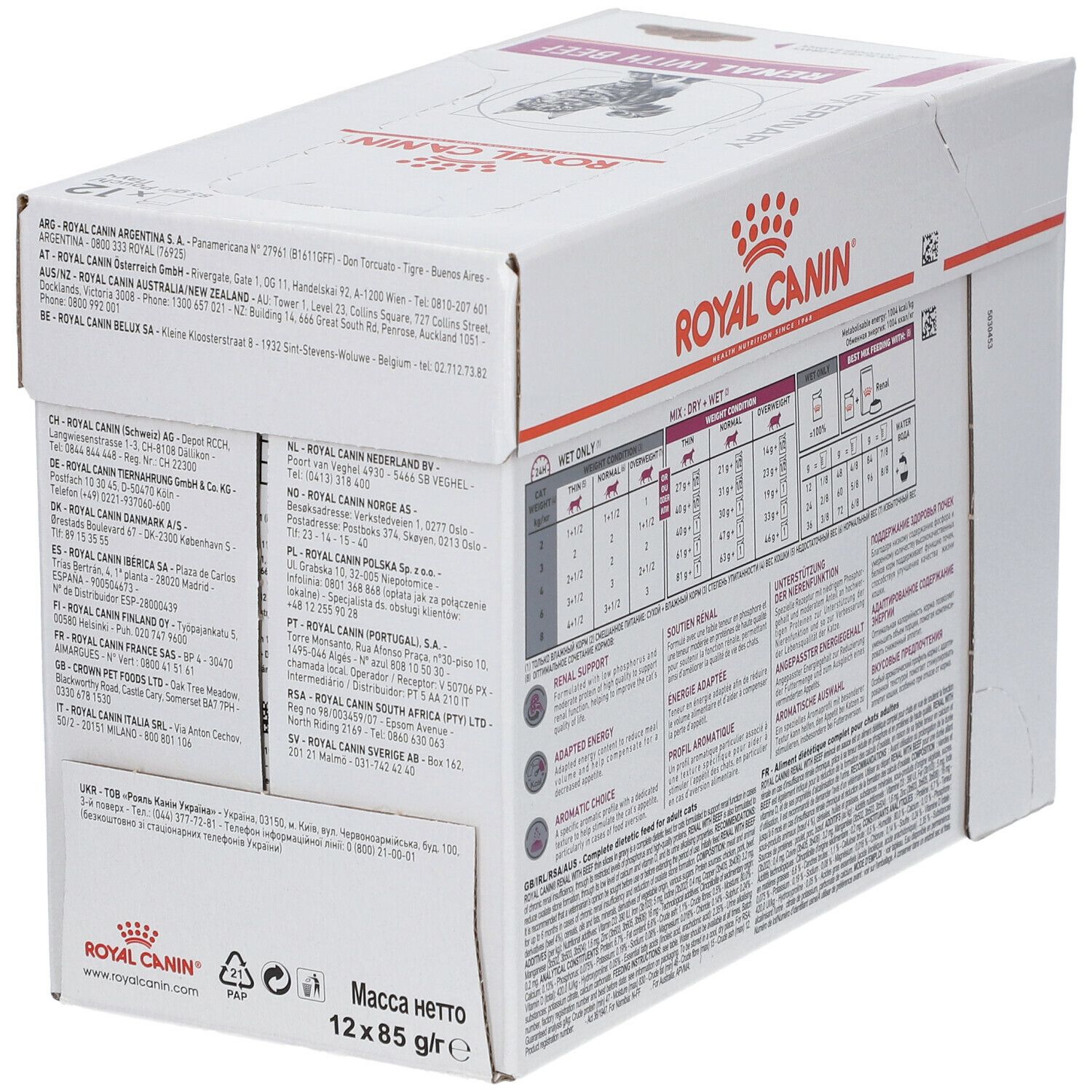 Royal canin on sale renal with beef