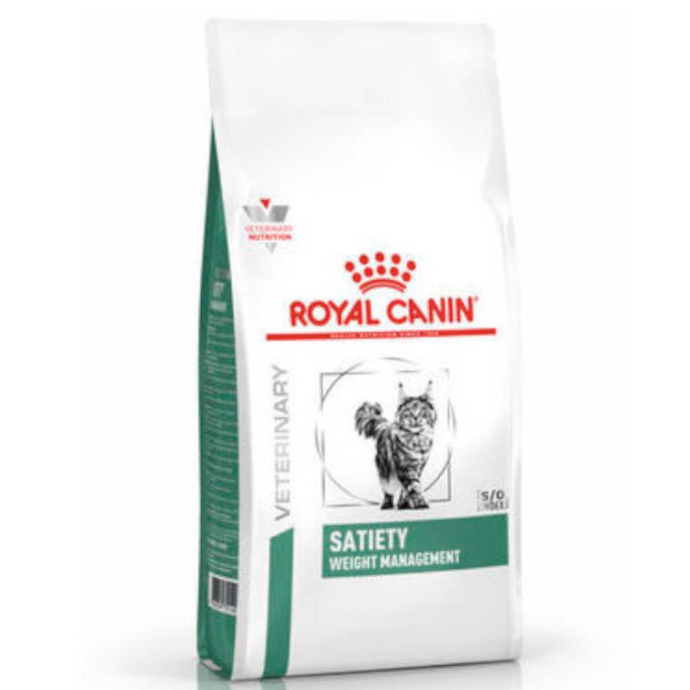 Sac de nourriture Royal Canin Satiety Weight Management pour chats.