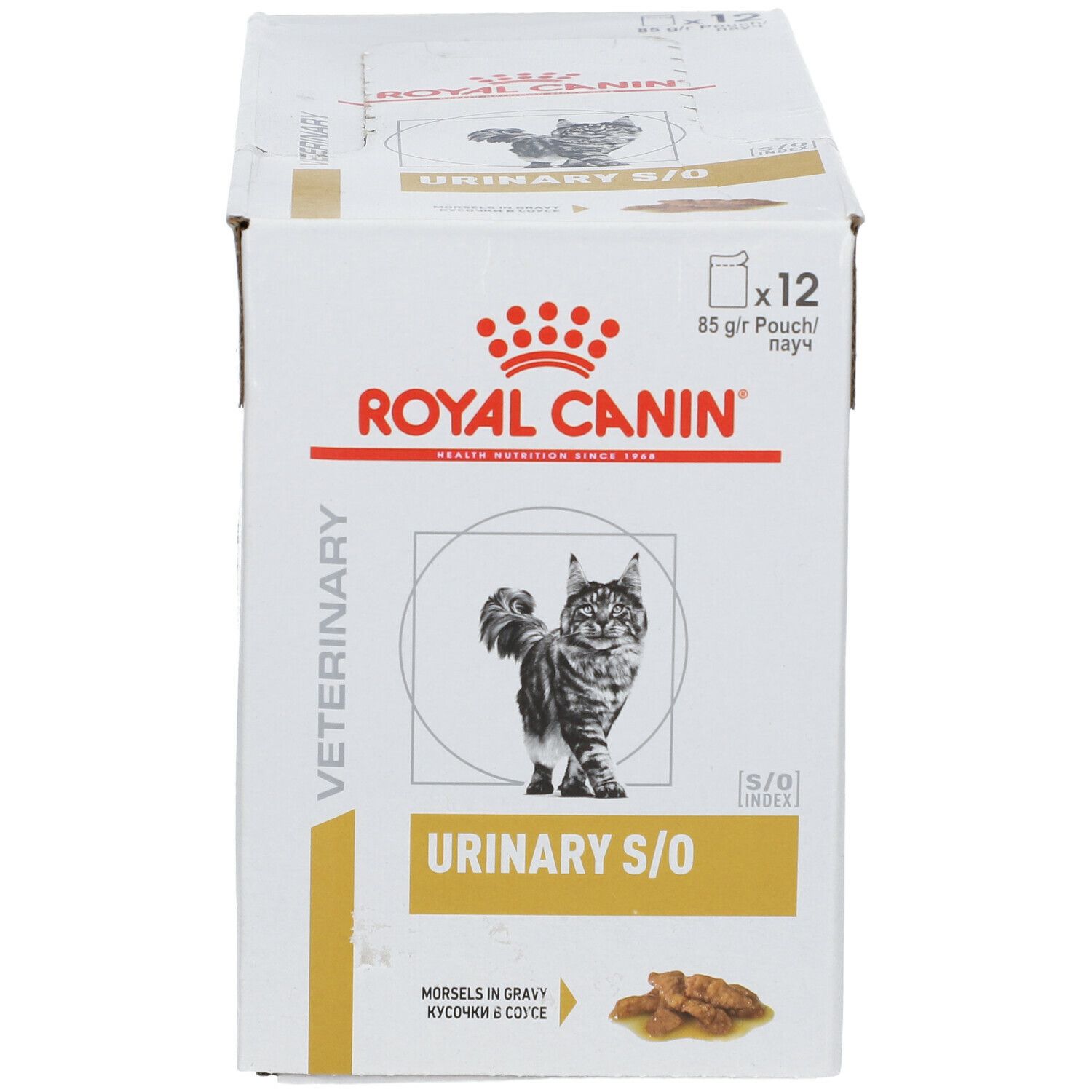 Royal Canin Veterinary Urinary S/O Morsels in Gravy patée chat