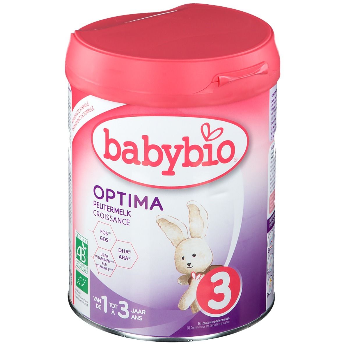 babybio® OPTIMA 3 Lait de Croissance 800 g - Redcare Pharmacie