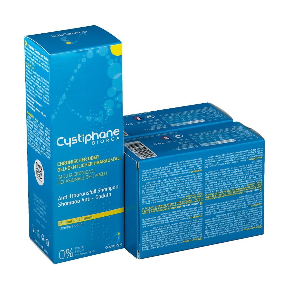 Cystiphane Biorga Cheveux & Ongles + Shampooing Anti-Chute