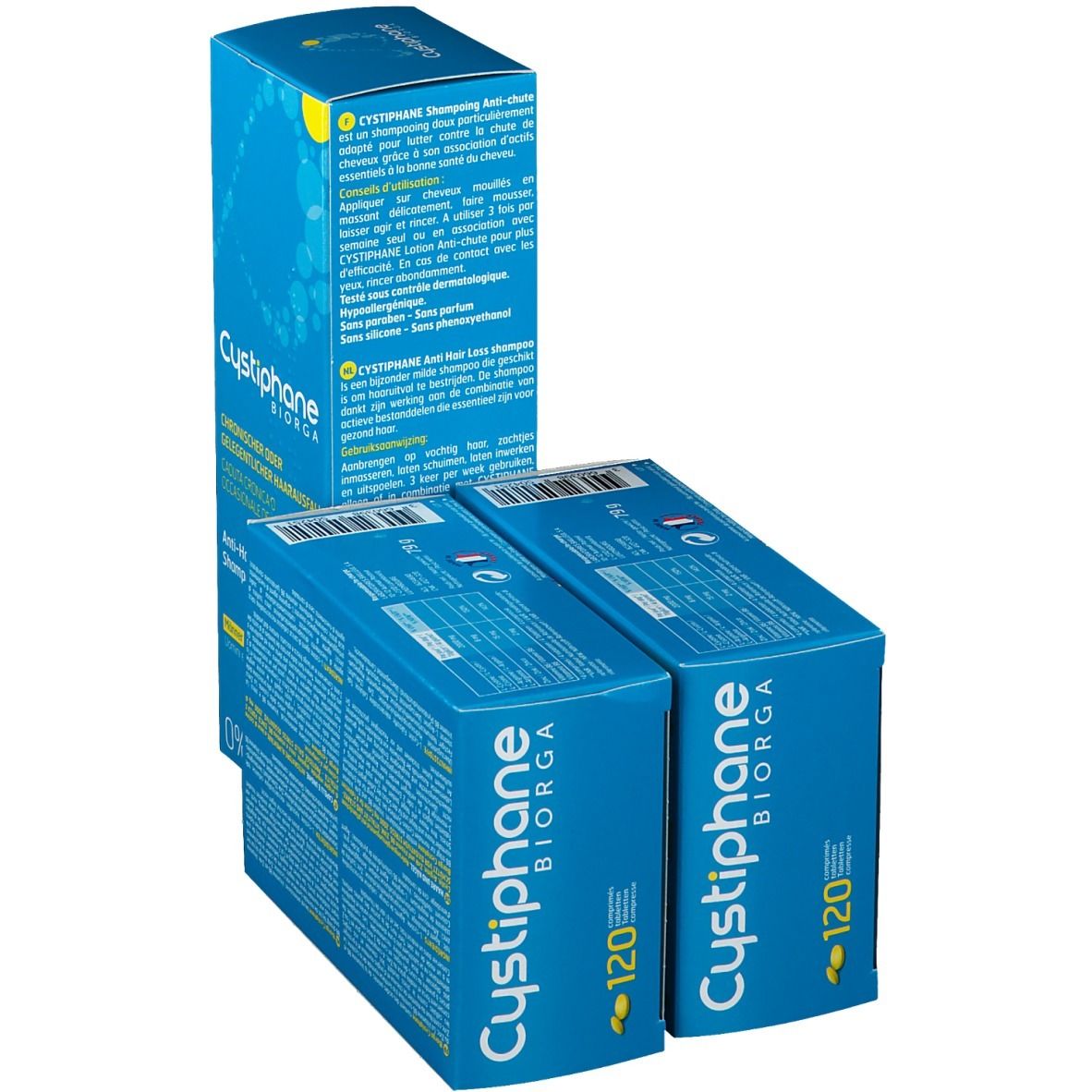 Cystiphane Biorga Cheveux & Ongles + Shampooing Anti-Chute