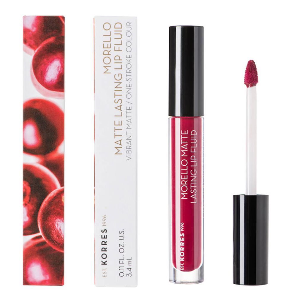 Korres Morello Matte Lasting Lip Fluid 74 Fig