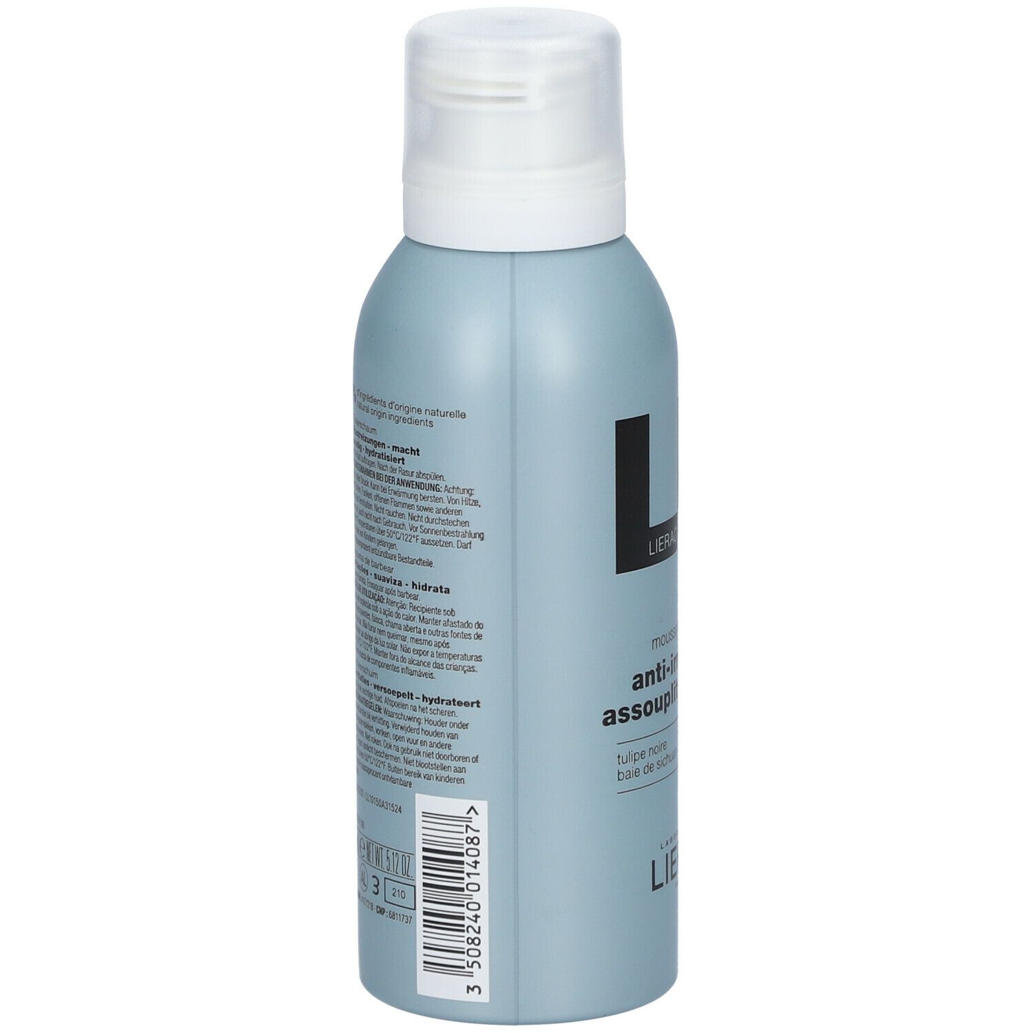 LIERAC HOMME Mousse de rasage anti-irritations