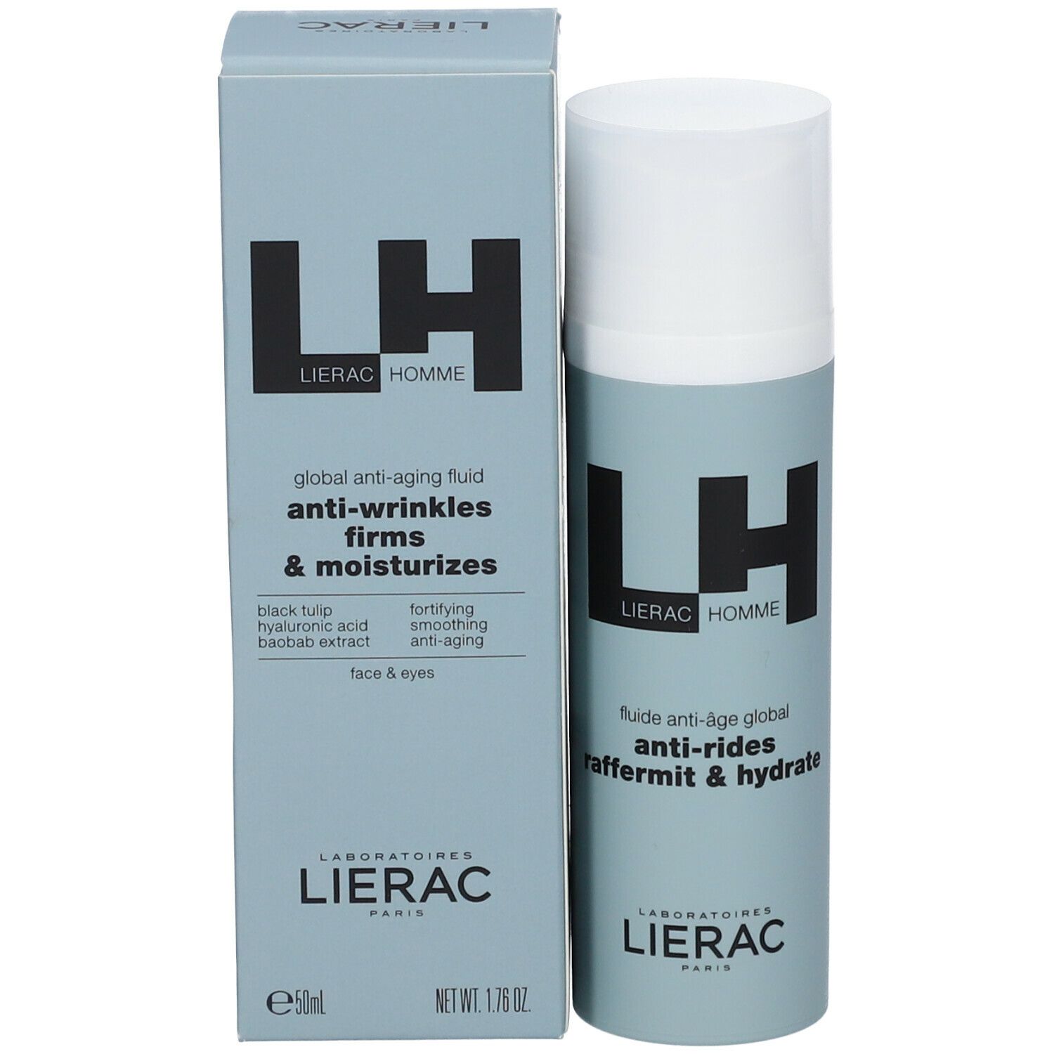 LIERAC HOMME Fluide Anti-âge Global