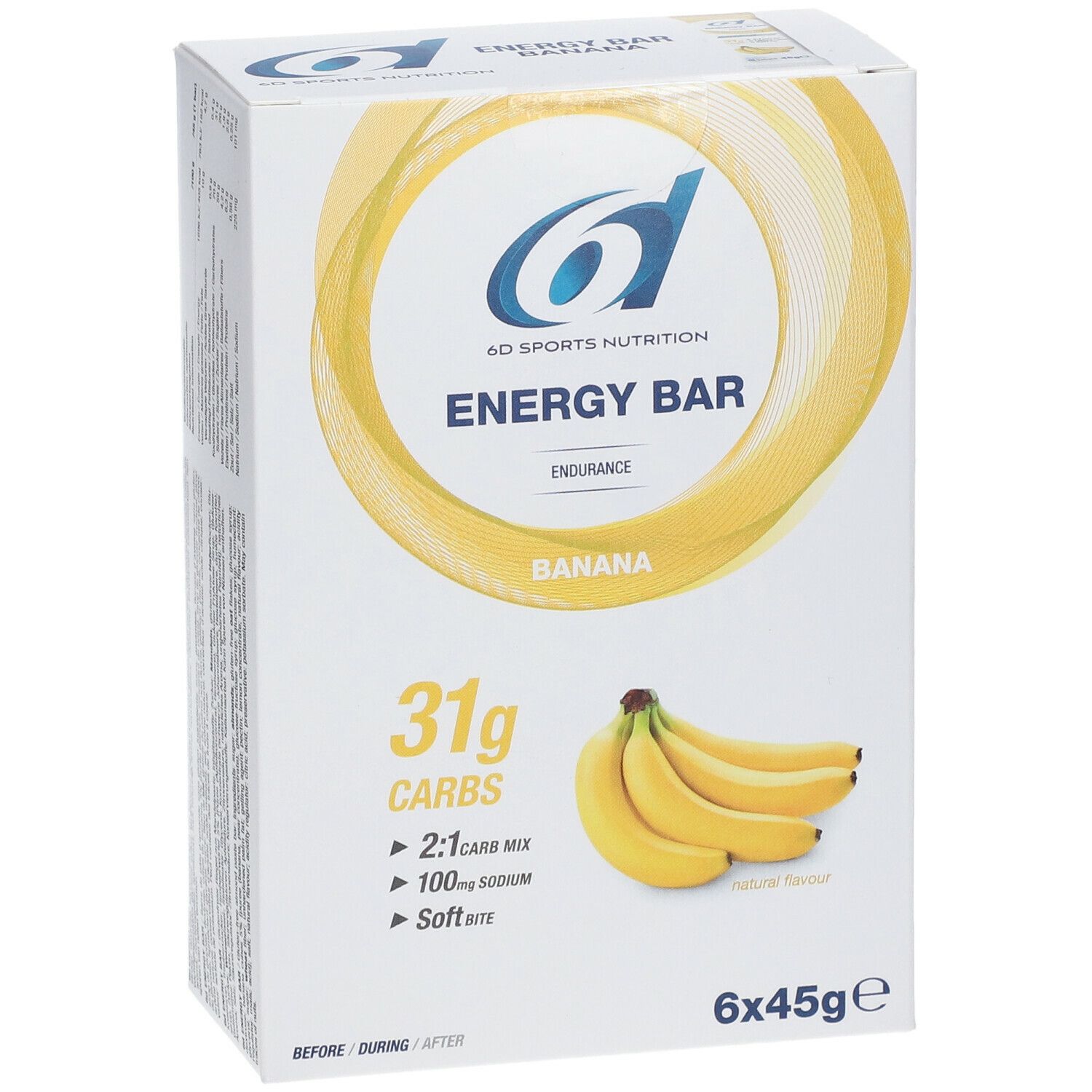 6D SPORTS NUTRITION Energy Bar Banane
