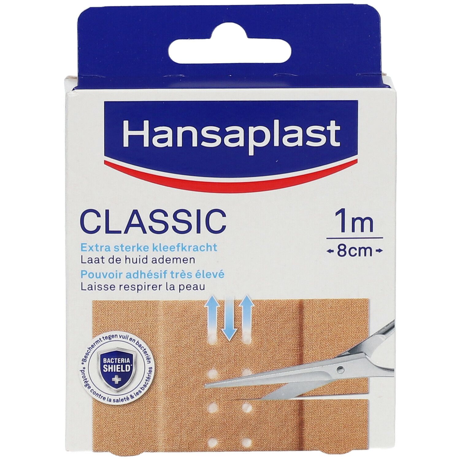 Hansaplast Classic Pansement 1 m x 8 cm