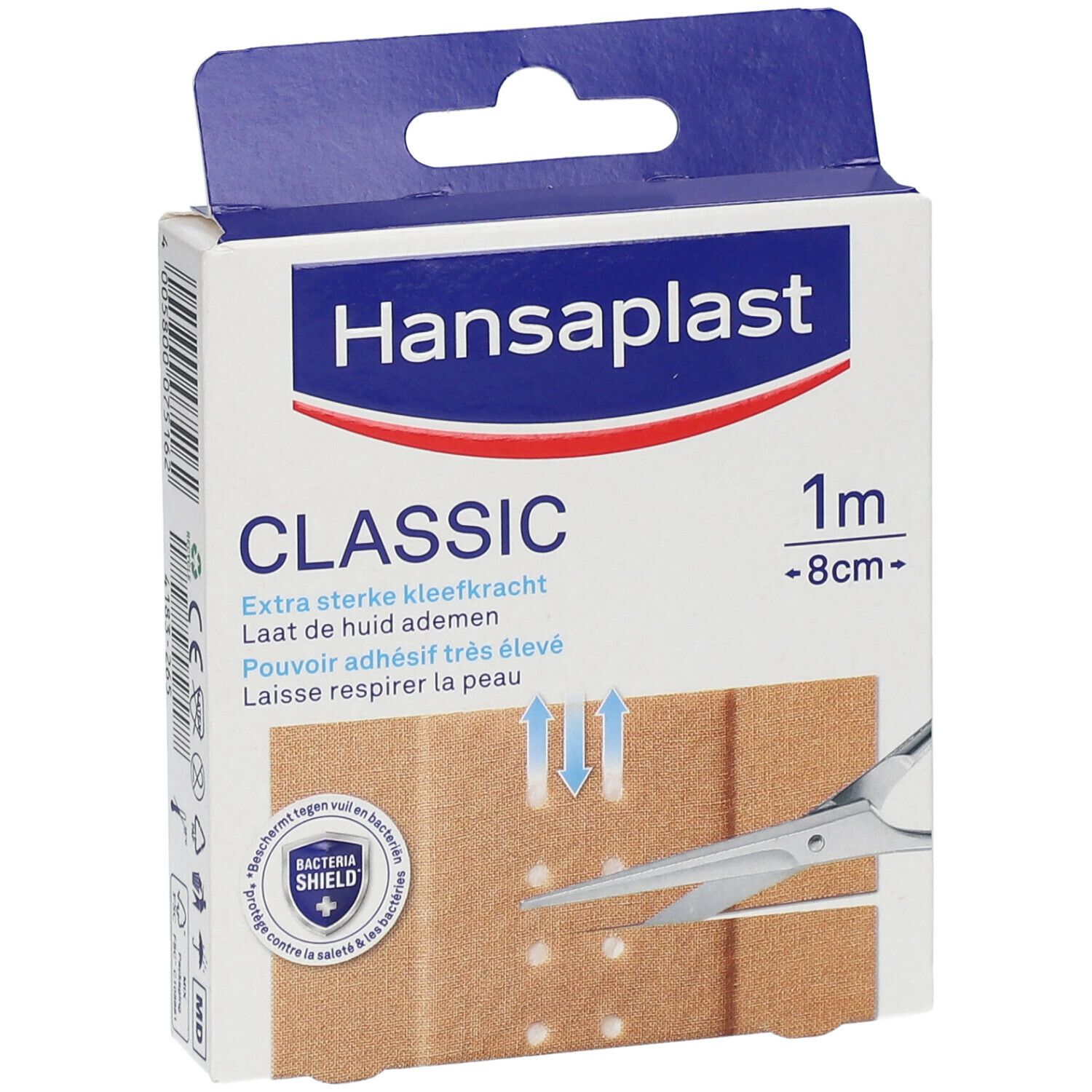 Hansaplast Classic Pansement 1 m x 8 cm