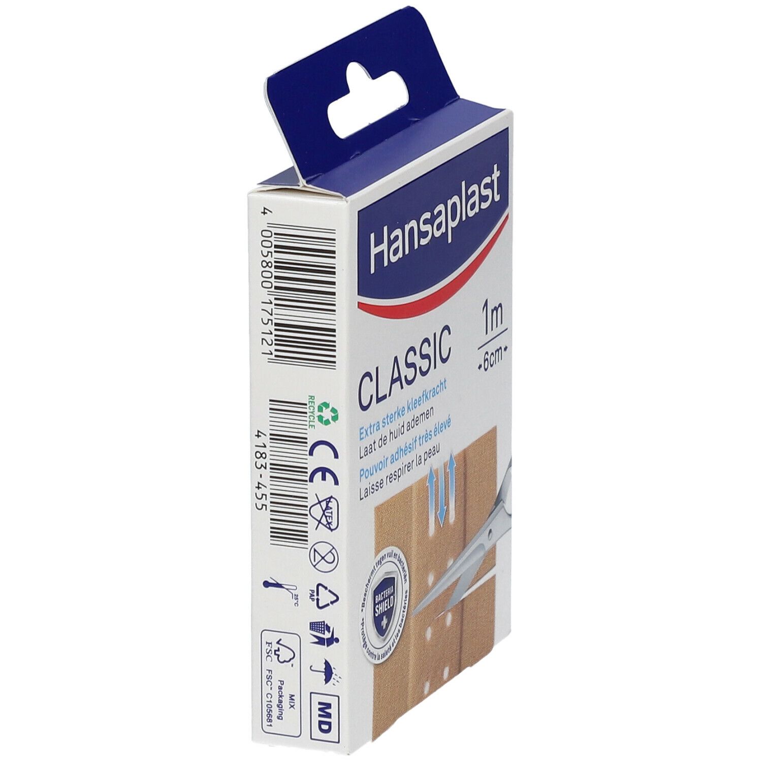 Hansaplast Classic Pansement 1 m x 6 cm