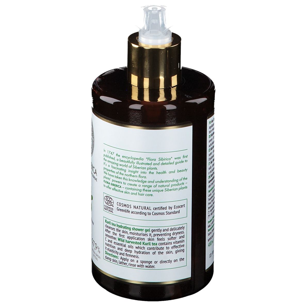 Flora Siberica Gel Douche Hydratant au Thé de Kourile